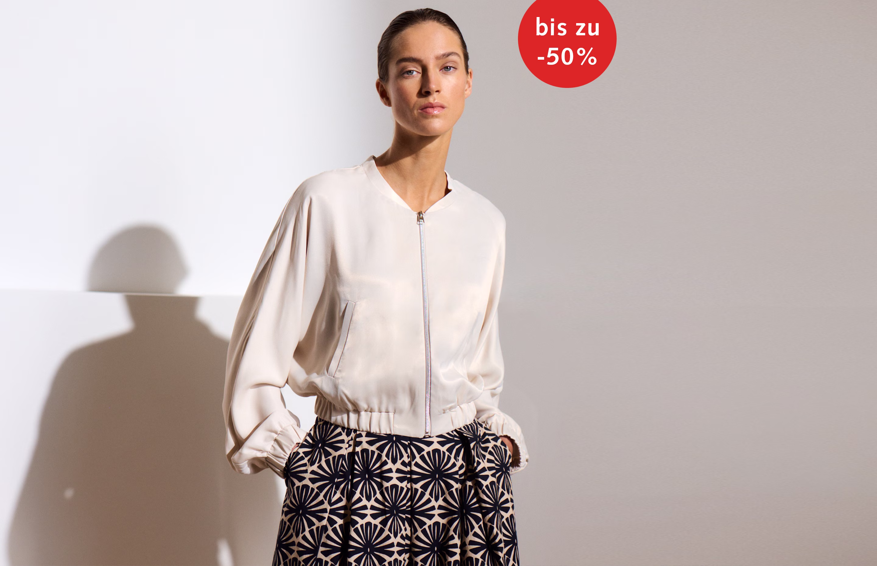 Blouson und Printrock