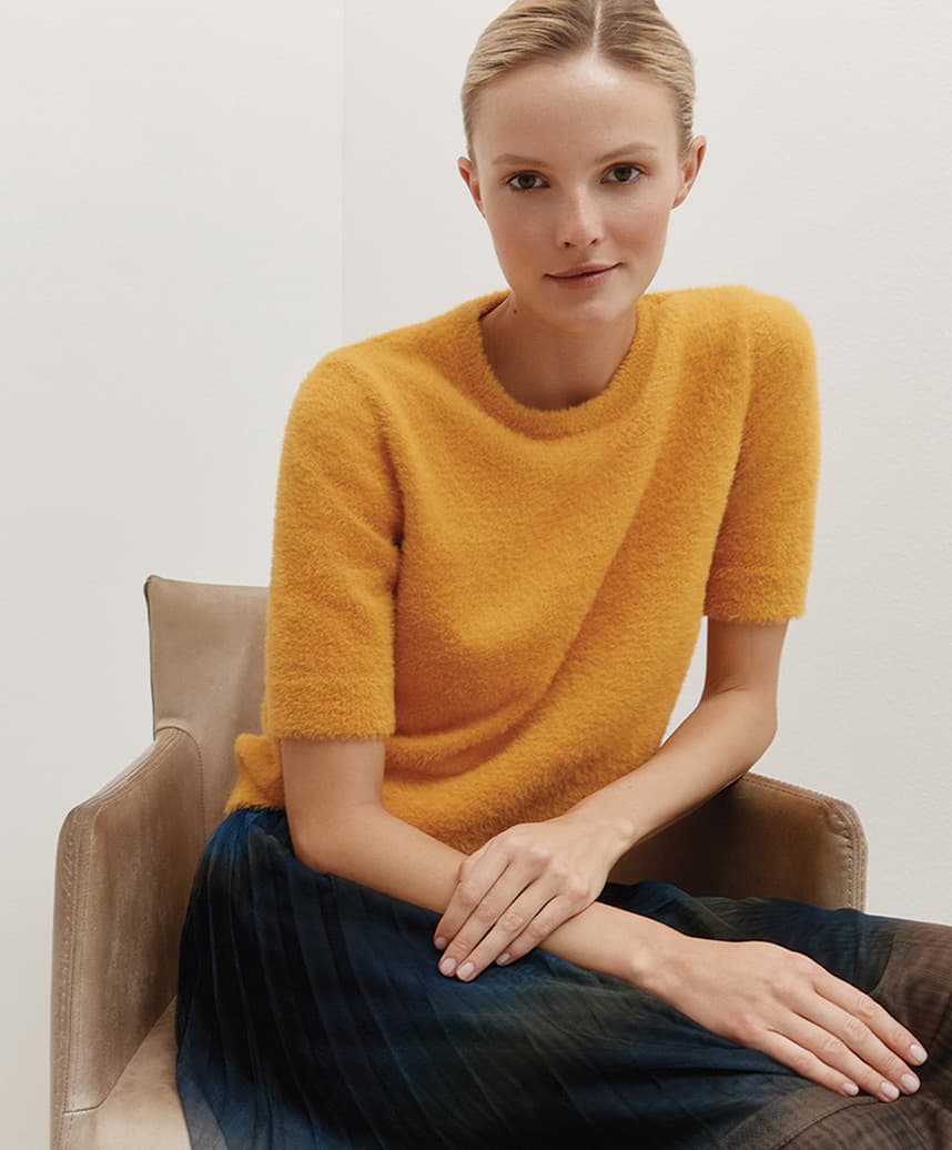 Pullover gelb