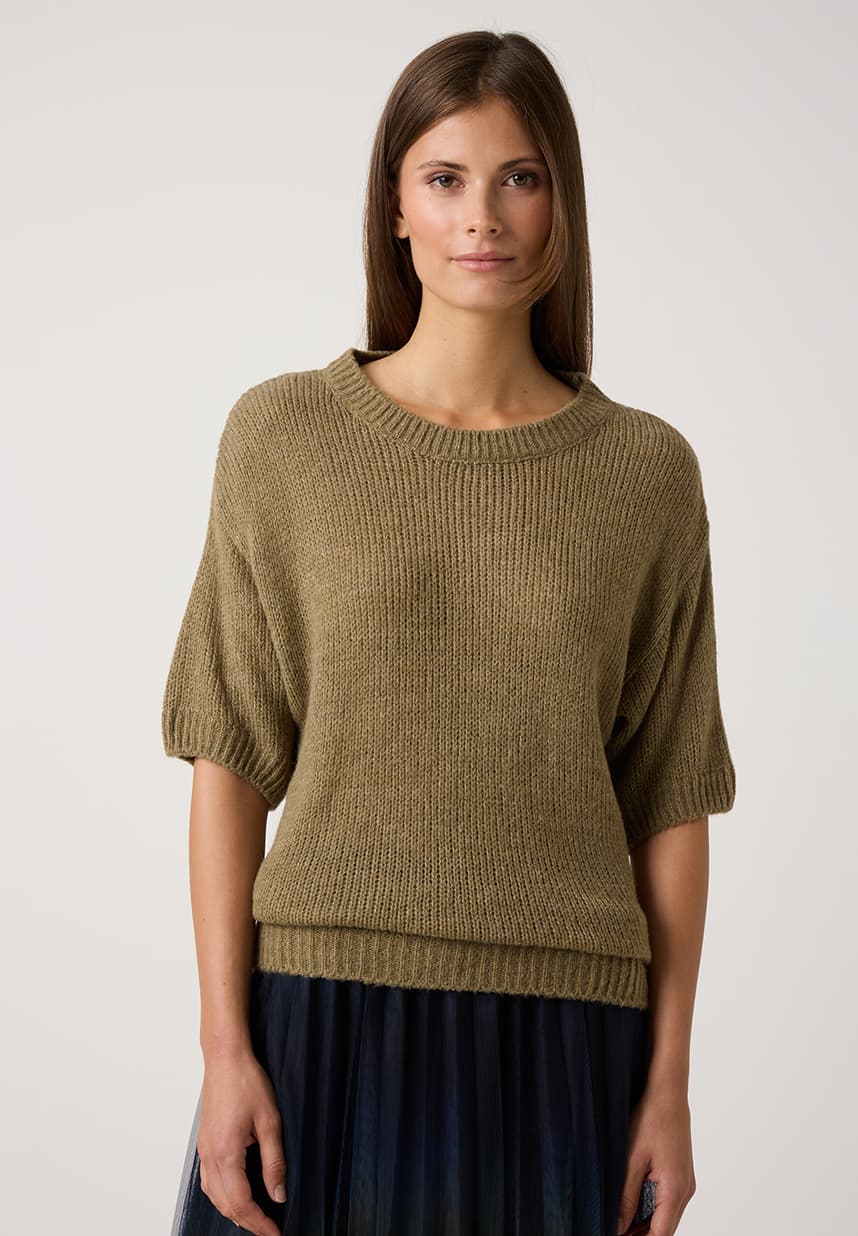 khaki Pullover