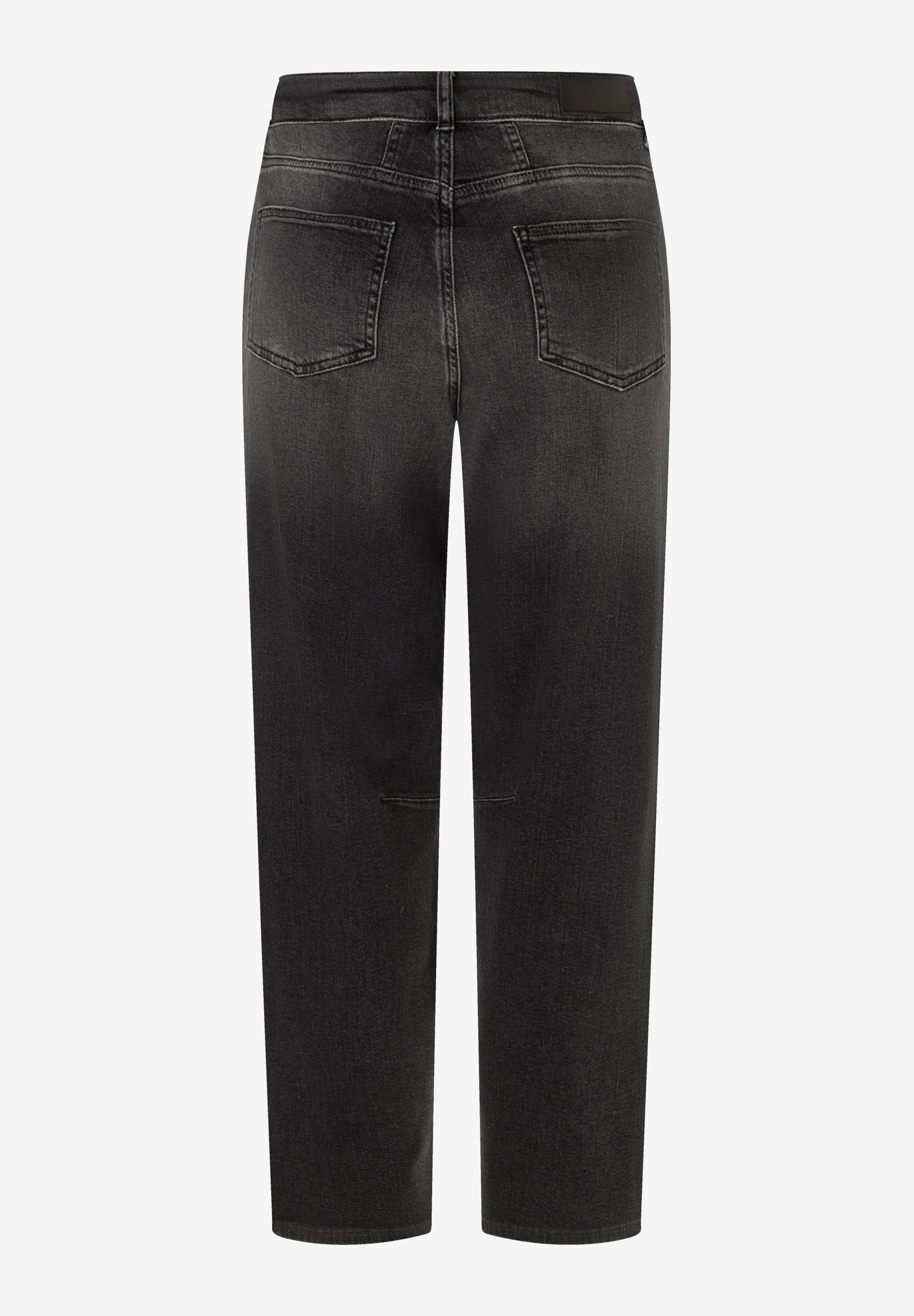 MORE & MORE Jeans in Schwarz mit sichtbaren Nähten und zwei aufgesetzten Taschen hinten. MORE & MORE Jeans in Schwarz mit sichtbaren Nähten und zwei aufgesetzten Taschen hinten.