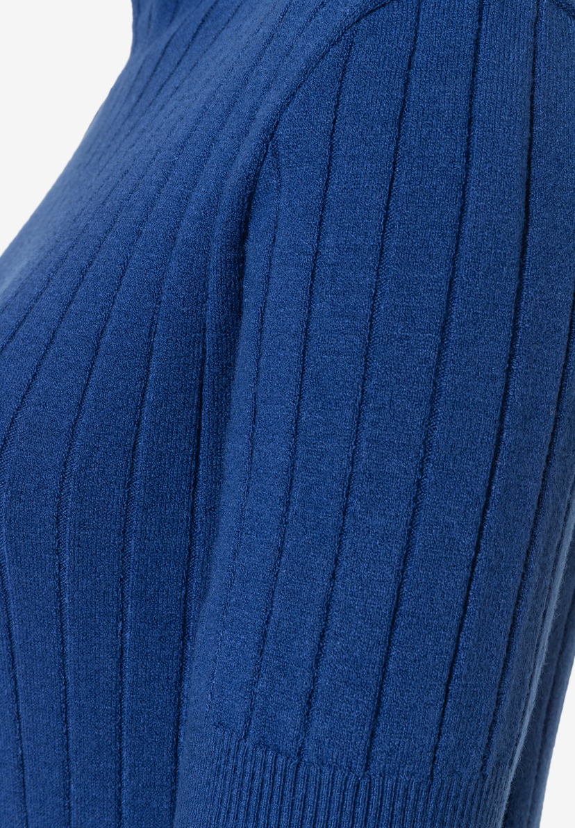 MORE & MORE Rippstrick-Pullover in intensivem Blau. Hautfreundlicher, elastischer Stoff und angenehmer Tragekomfort. MORE & MORE Rippstrick-Pullover in intensivem Blau. Hautfreundlicher, elastischer Stoff und angenehmer Tragekomfort.