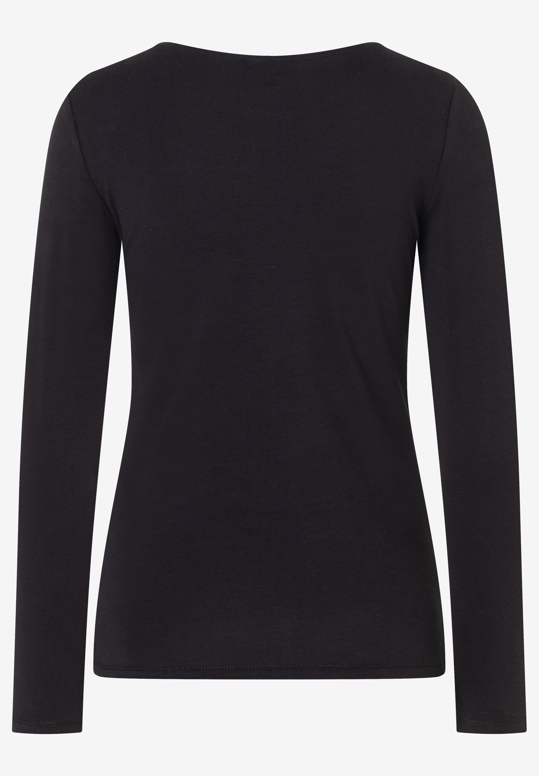 Ein schwarzes MORE & MORE Oberteil mit langen Ärmeln und Jersey-Material. Ein schwarzes MORE & MORE Oberteil mit langen Ärmeln und Jersey-Material.
