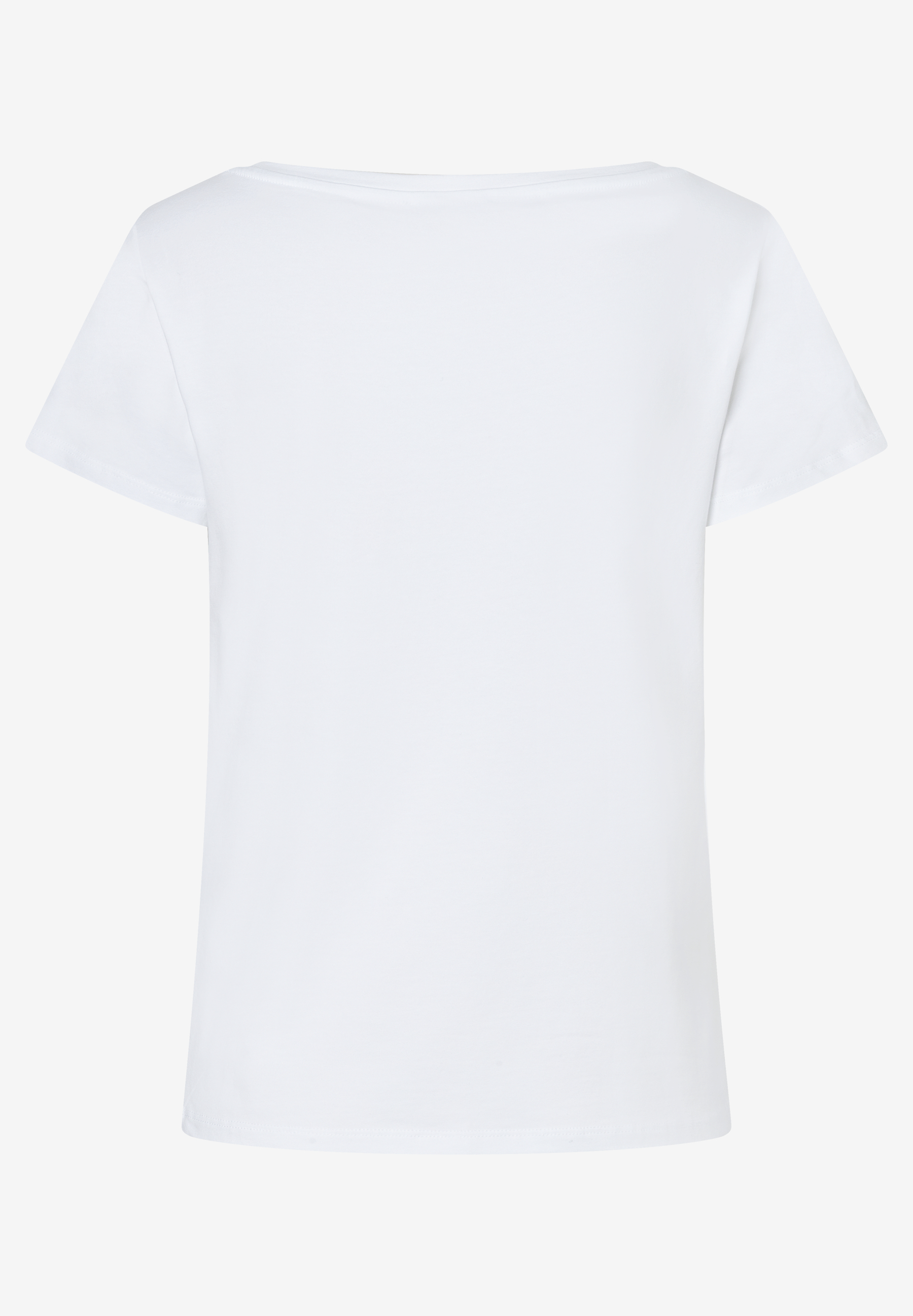 Ein weißes MORE & MORE T-Shirt mit kurzen Ärmeln und Jersey-Material. Ein weißes MORE & MORE T-Shirt mit kurzen Ärmeln und Jersey-Material.