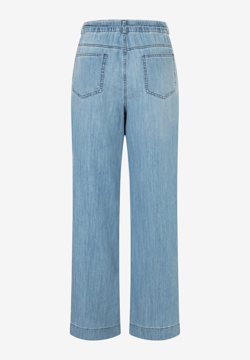MORE & MORE Damen Jeans, hellblau, Denim, Rückseite. Leichte, hautfreundliche Hose für angenehmen Tragekomfort. MORE & MORE Damen Jeans, hellblau, Denim, Rückseite. Leichte, hautfreundliche Hose für angenehmen Tragekomfort.