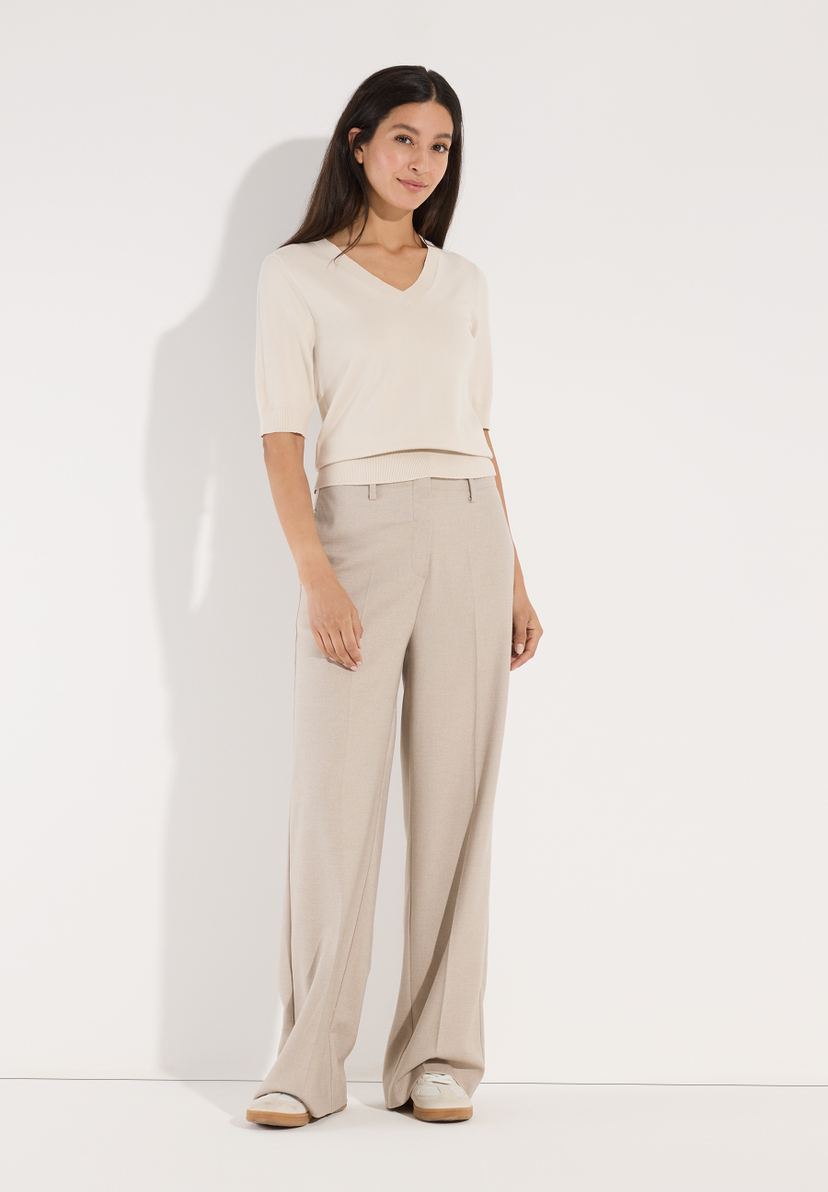 MORE & MORE Feinstrick-Pullover aus Viskosemischung, hautfreundlich & elastisch für optimalen Tragekomfort. MORE & MORE Feinstrick-Pullover aus Viskosemischung, hautfreundlich & elastisch für optimalen Tragekomfort.