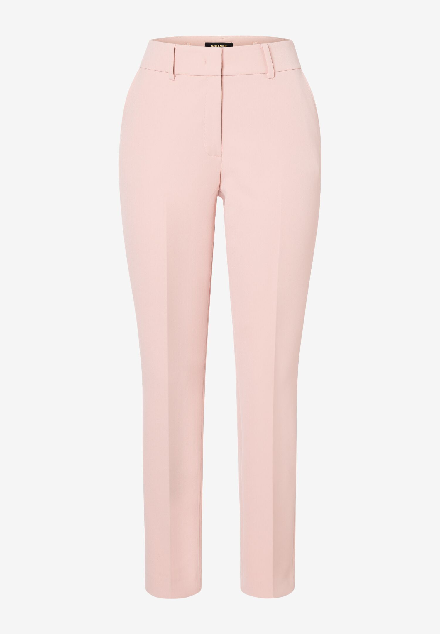 Eine formstabile, hellrosa Hose von MORE & MORE mit elastischer Materialkonstruktion. Eine formstabile, hellrosa Hose von MORE & MORE mit elastischer Materialkonstruktion.