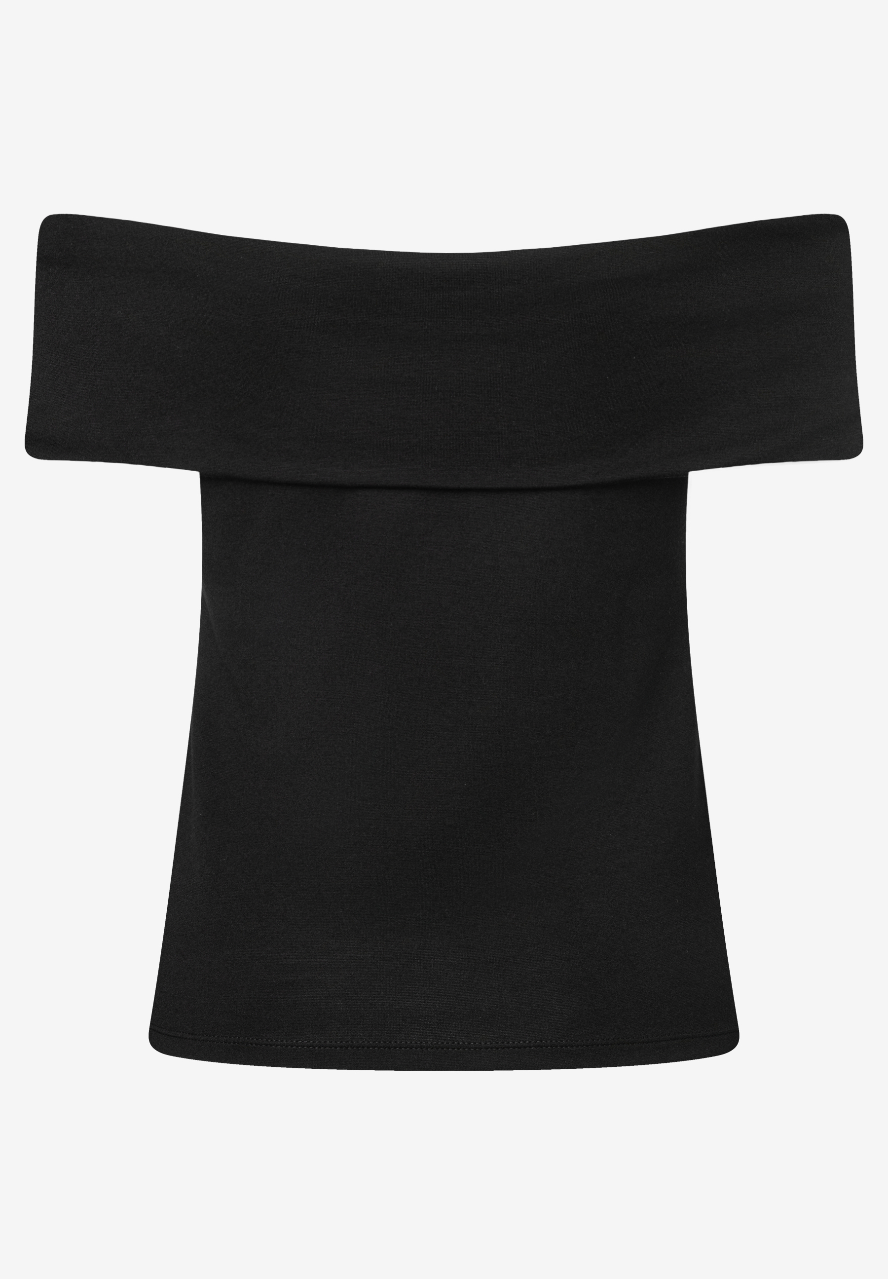 MORE & MORE Damen Off-Shoulder Jersey-Top in Schwarz, elastisch & hautfreundlich, figurbetont. Komfortables T-Shirt. MORE & MORE Damen Off-Shoulder Jersey-Top in Schwarz, elastisch & hautfreundlich, figurbetont. Komfortables T-Shirt.