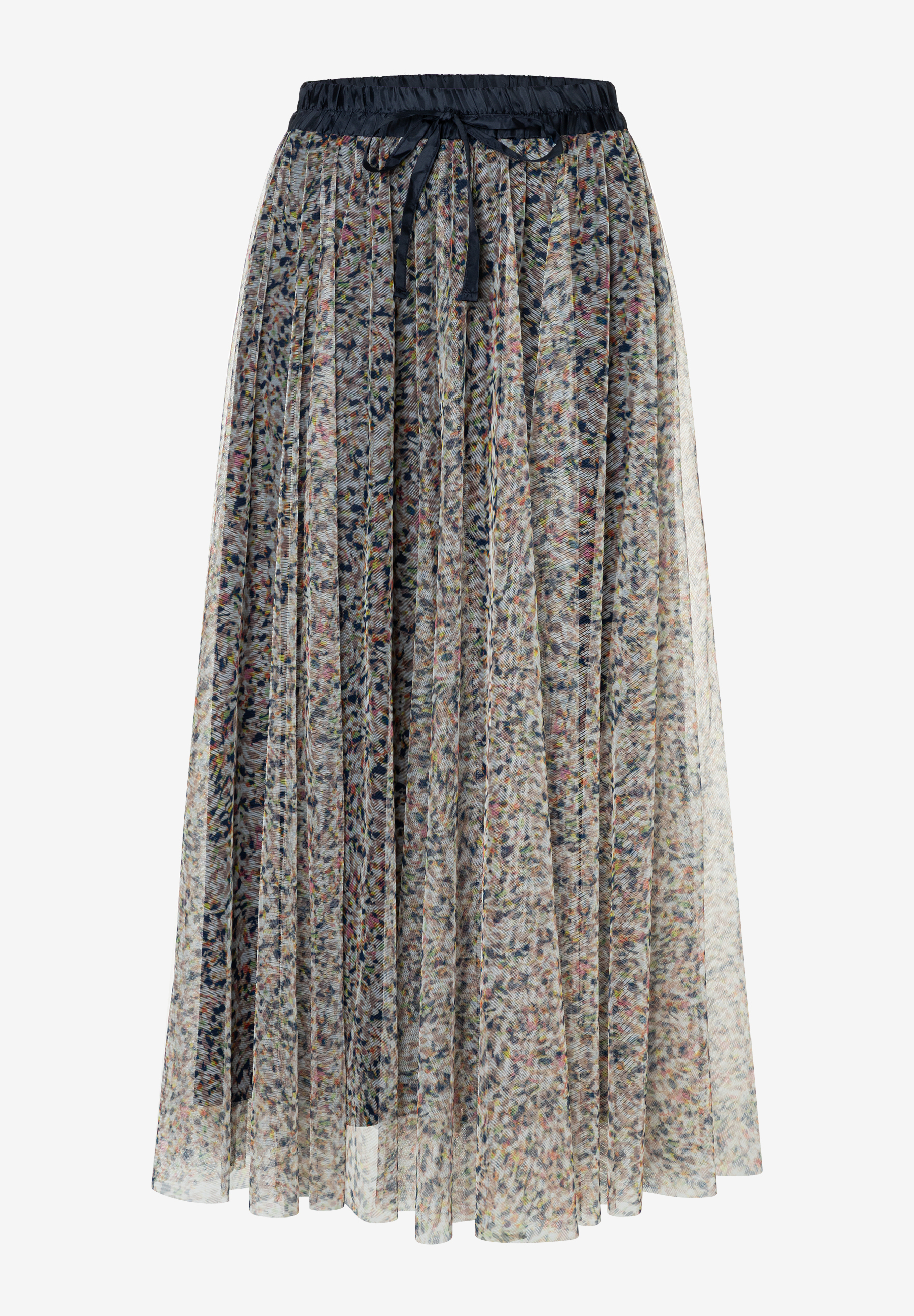 Ein MORE & MORE Rock mit Muster und Mesh-Materialkonstruktion.