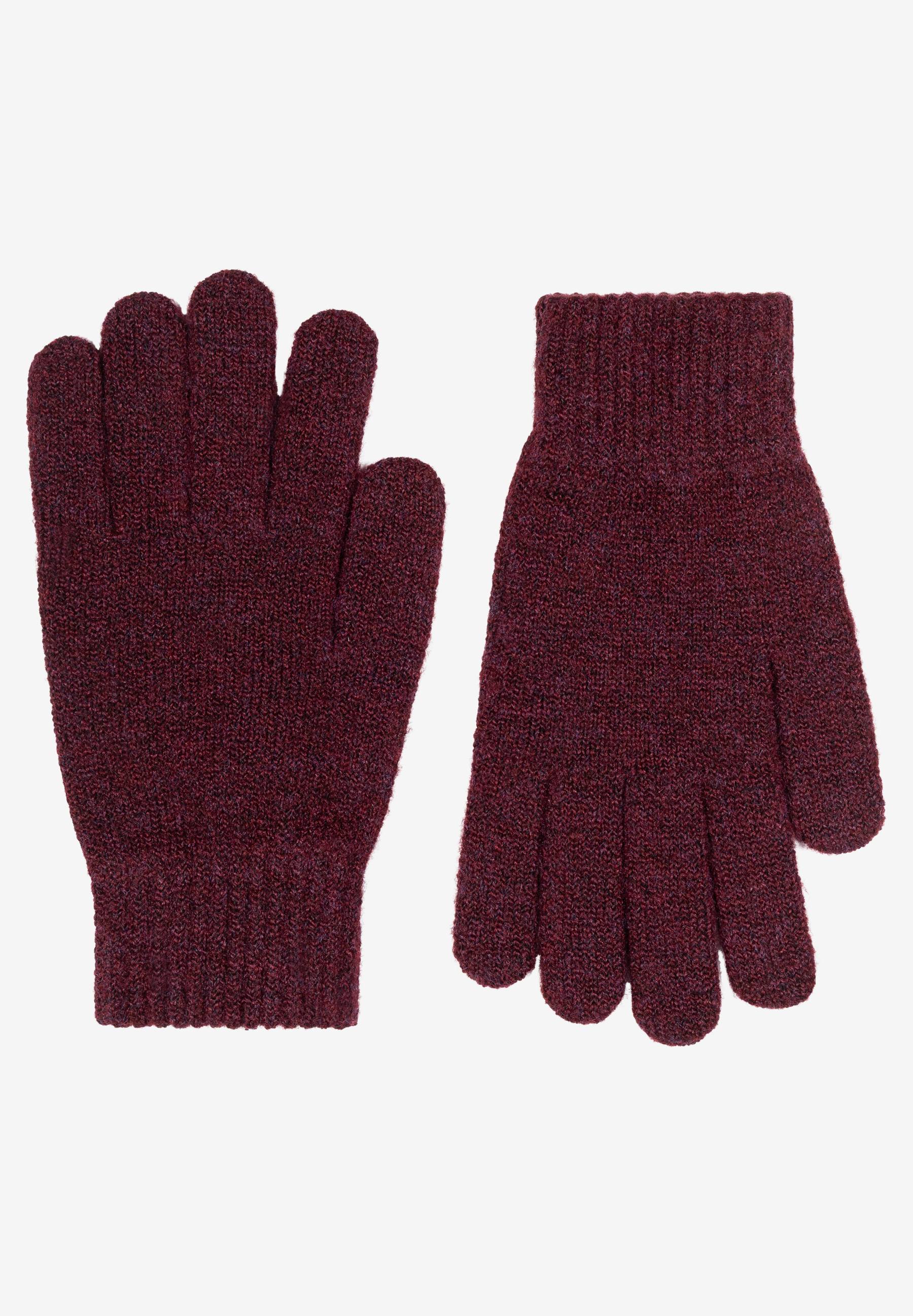 MORE & MORE Accessoires: Warm gestrickte Handschuhe in Dunkelrot, perfekt für kalte Tage. MORE & MORE Accessoires: Warm gestrickte Handschuhe in Dunkelrot, perfekt für kalte Tage.