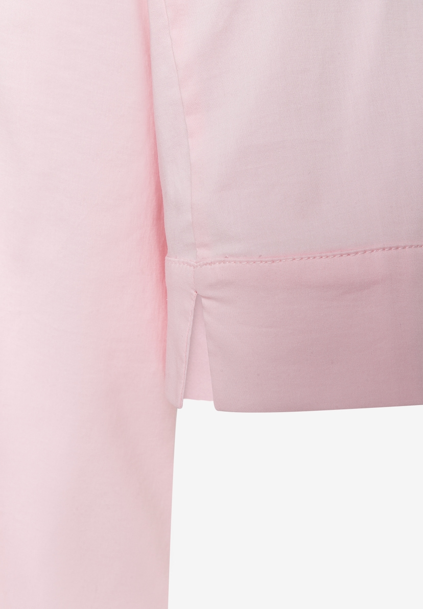 MORE & MORE Popeline-Bluse in Zartrosa, mit Seitenschlitzen für angenehmen Tragekomfort und hautfreundlich. MORE & MORE Popeline-Bluse in Zartrosa, mit Seitenschlitzen für angenehmen Tragekomfort und hautfreundlich.