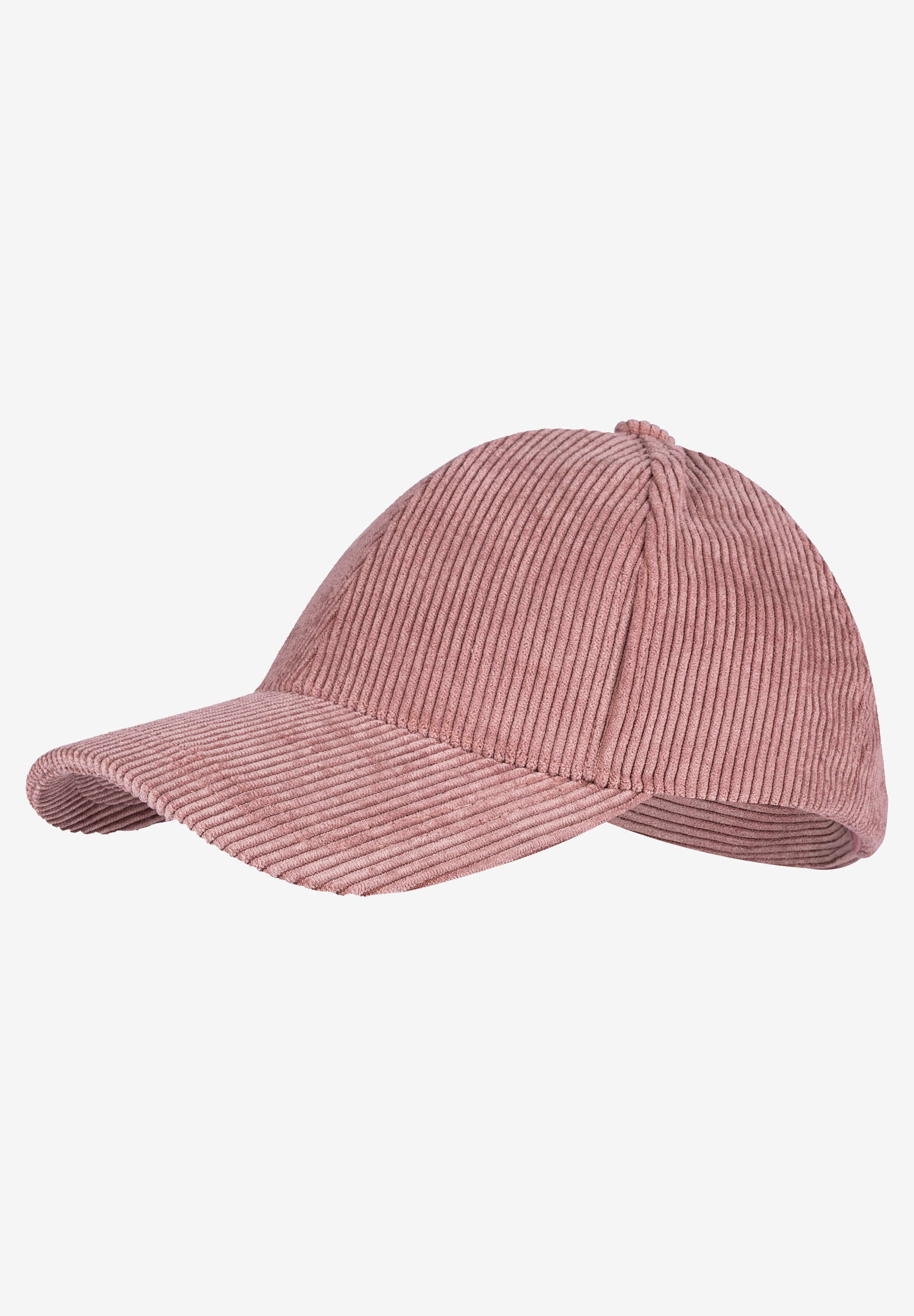 MORE & MORE Accessoire: Ripp-Cappy in Rosa. Eine pinkfarbene Cappy mit breiter Krempe und gerippter Oberfläche.