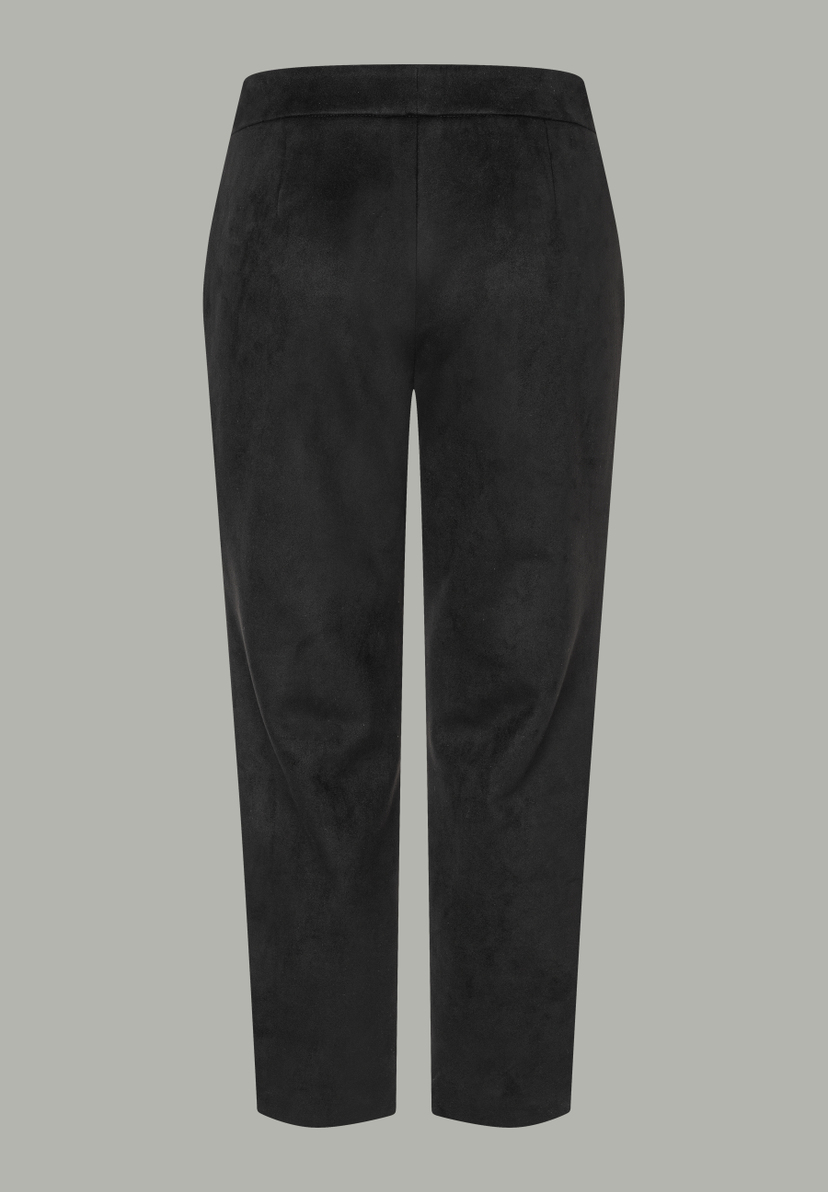 Schwarze Hose/Jeans von MORE & MORE, Frontansicht, schlicht, für SEO. Schwarze Hose/Jeans von MORE & MORE, Frontansicht, schlicht, für SEO.