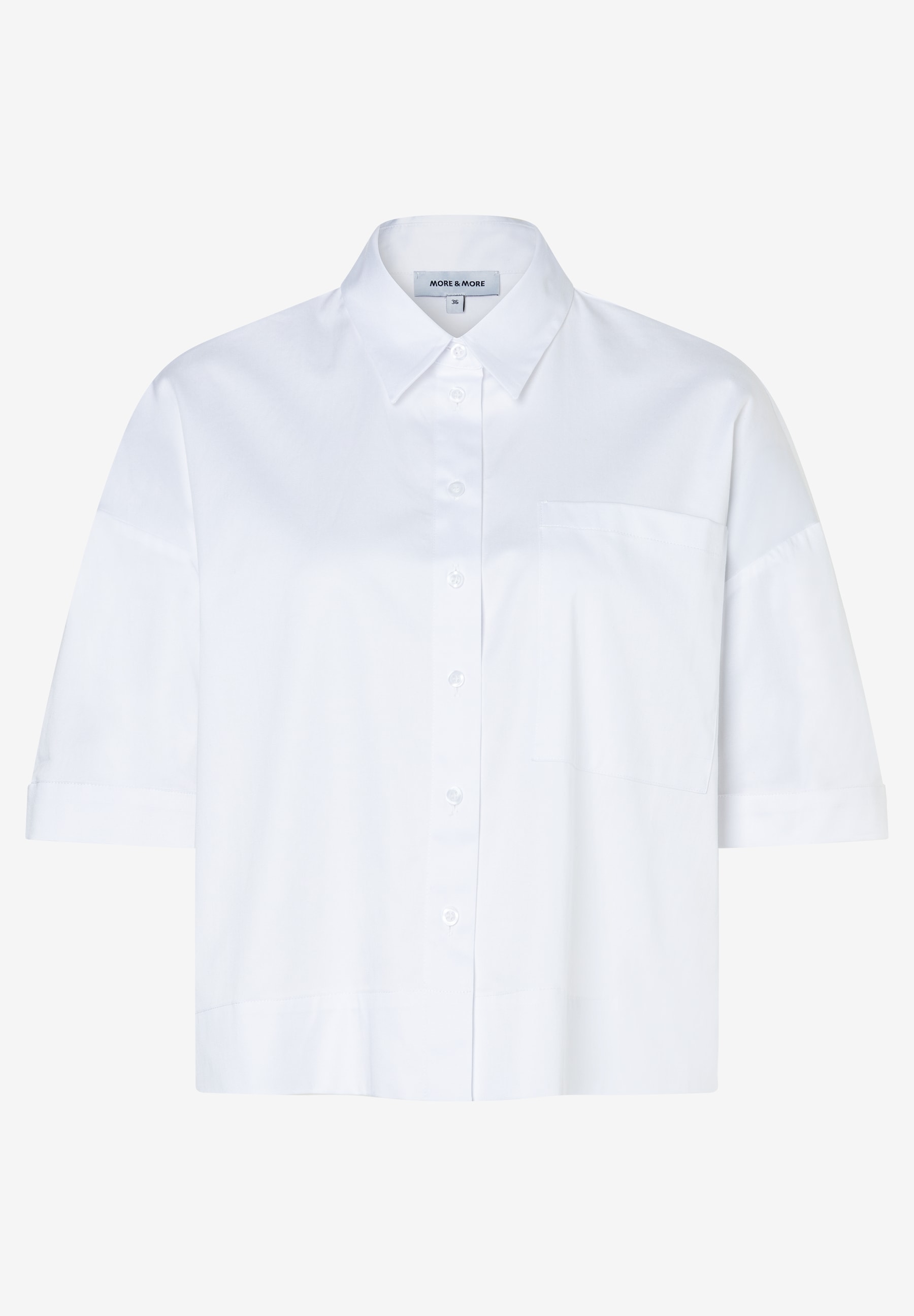 verkürzte Hemdbluse