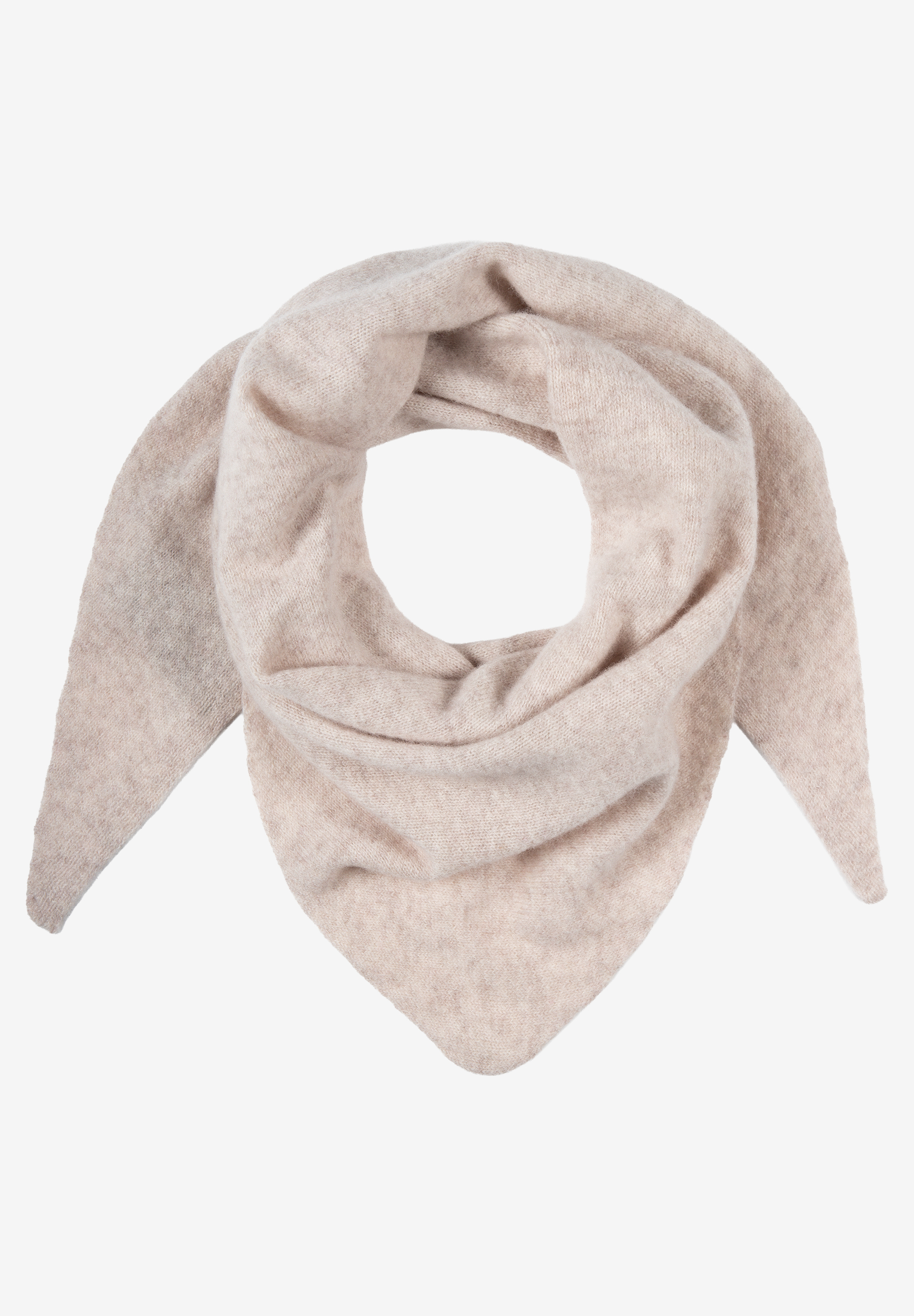 MORE & MORE Accessoire: Heller, beige Schal aus feinem Strick, locker um den Hals gewickelt mit spitz zulaufenden Enden. MORE & MORE Accessoire: Heller, beige Schal aus feinem Strick, locker um den Hals gewickelt mit spitz zulaufenden Enden.
