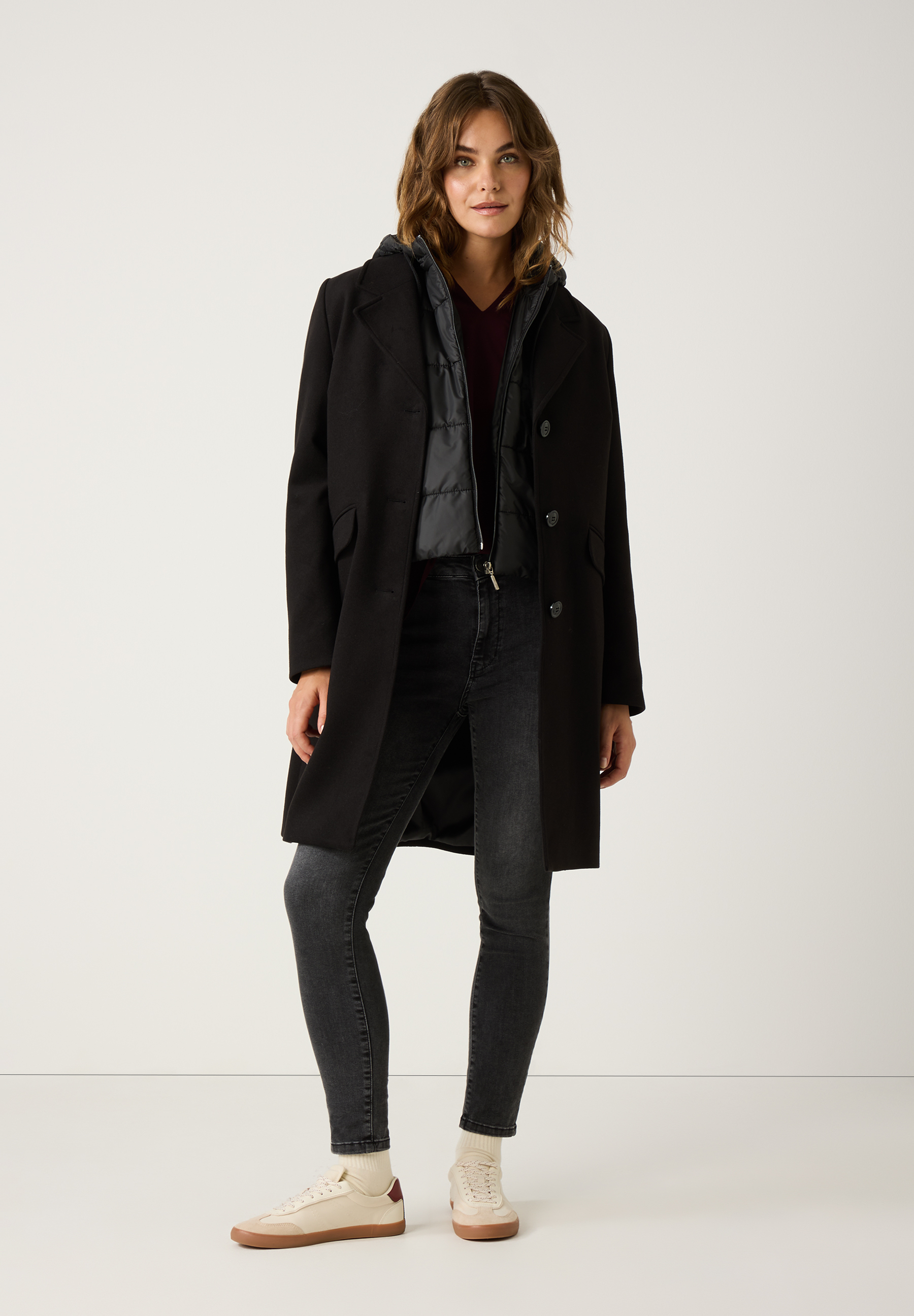 Jacke Aus Wollmischung Mit Zwei-Wege-Reißverschlus Produktbild-Vorschau 4