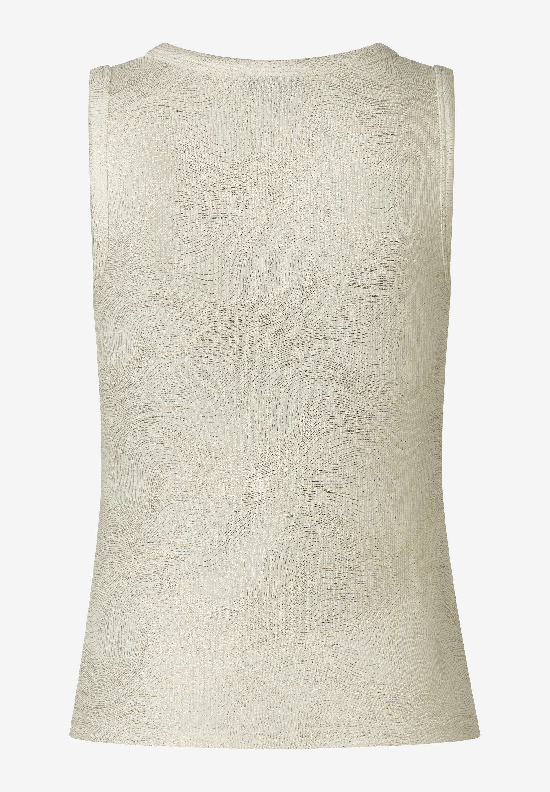 Ein geripptes MORE & MORE Top mit Glanz und Tragekomfort.