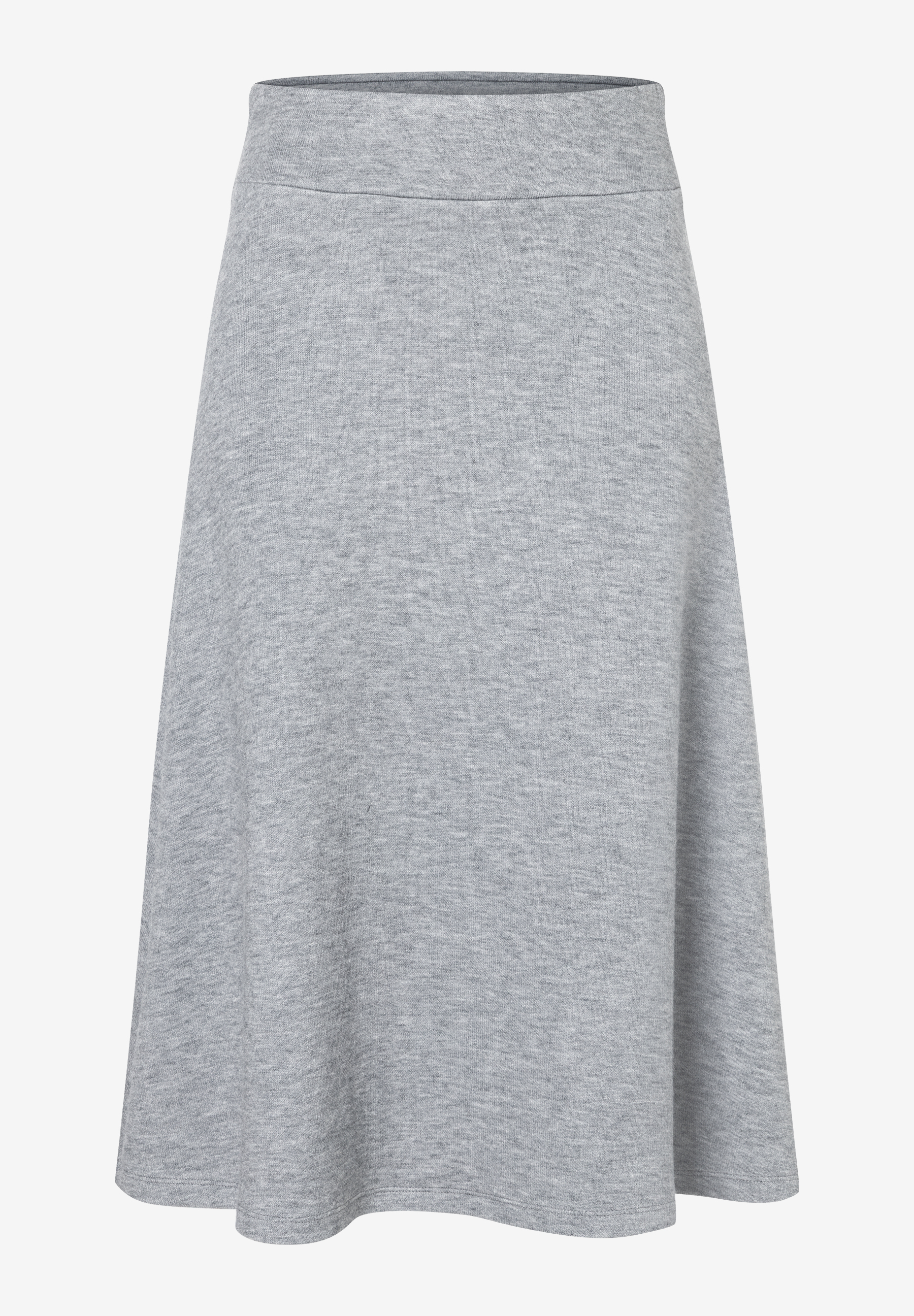 Ein grauer Rock der Marke MORE & MORE, aus Jersey mit angenehmem Tragekomfort. Ein grauer Rock der Marke MORE & MORE, aus Jersey mit angenehmem Tragekomfort.