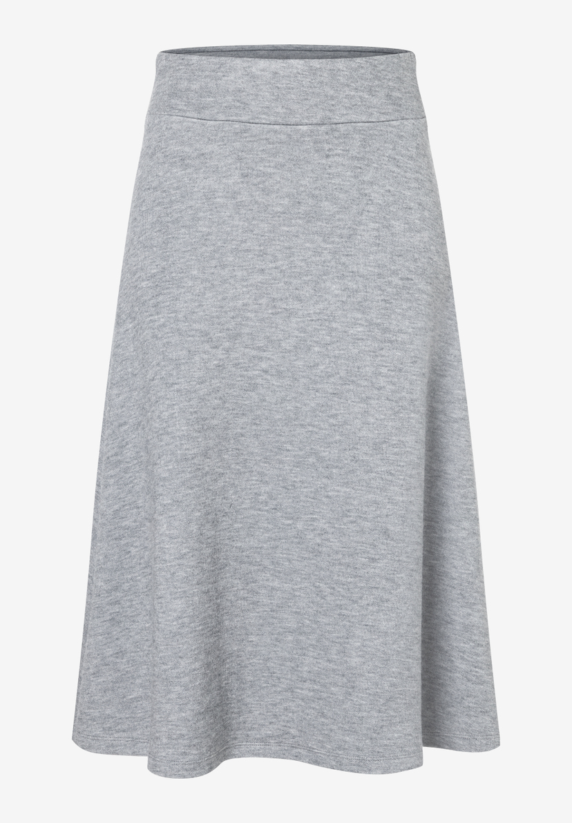 Ein grauer Rock der Marke MORE & MORE, aus Jersey mit angenehmem Tragekomfort. Ein grauer Rock der Marke MORE & MORE, aus Jersey mit angenehmem Tragekomfort.