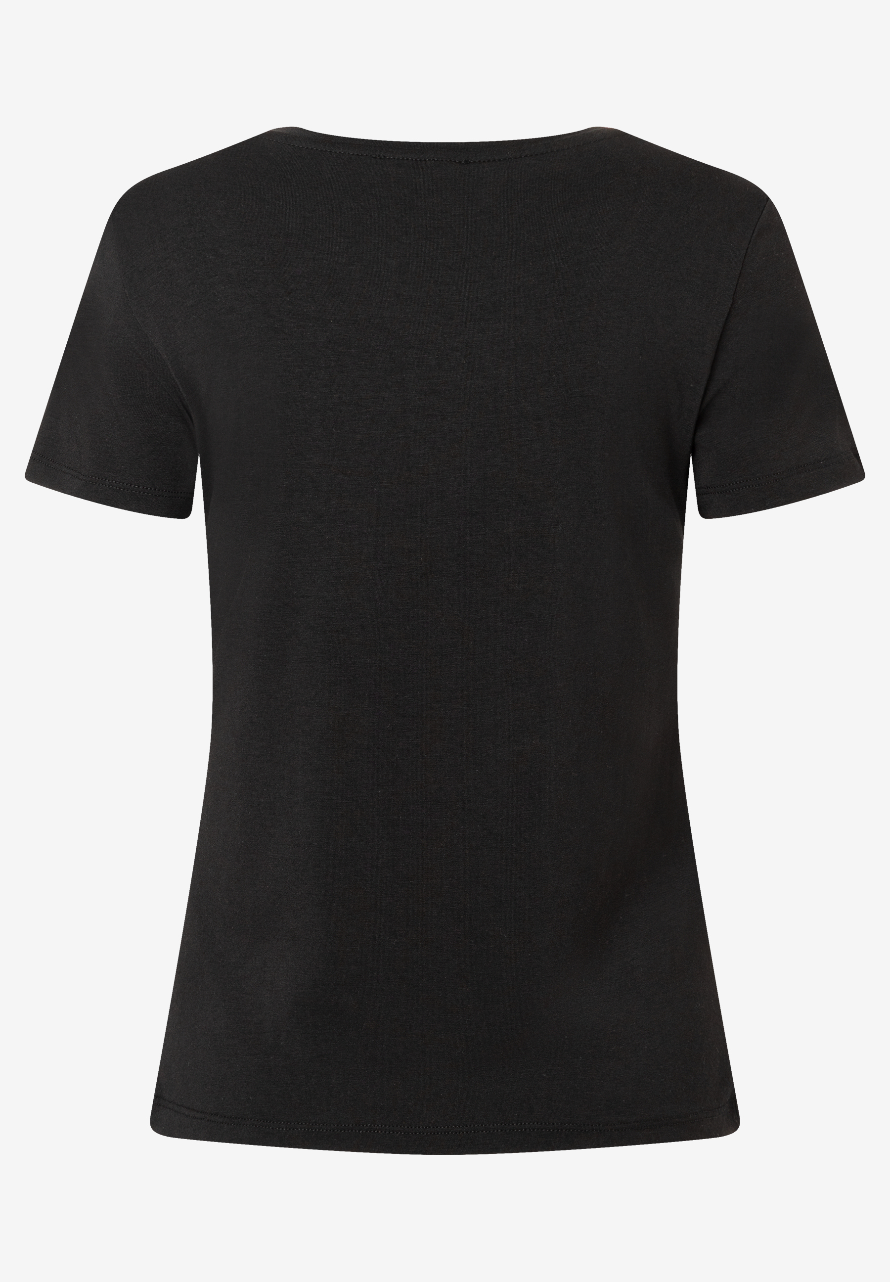 Schwarzes MORE & MORE Jersey Top mit kurzen Ärmeln und angenehmem Tragekomfort. Schwarzes MORE & MORE Jersey Top mit kurzen Ärmeln und angenehmem Tragekomfort.