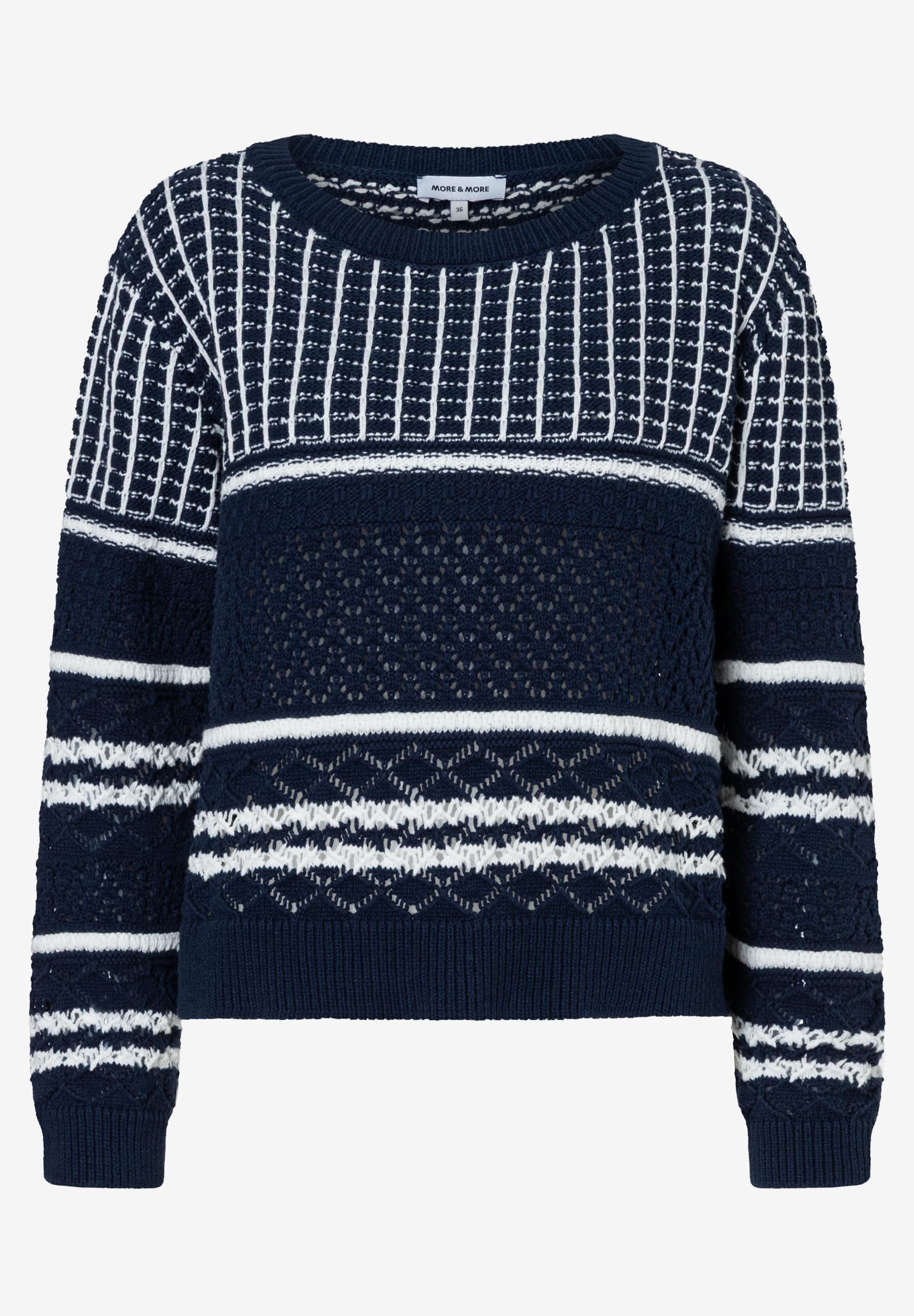 Pullover mit Ajour-Muster