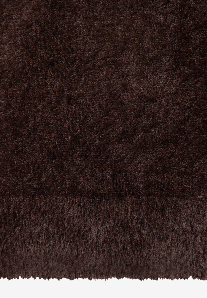 Nahaufnahme von MORE & MORE Strick-Oberteil mit angenehm weicher Textur. Nahaufnahme von MORE & MORE Strick-Oberteil mit angenehm weicher Textur.