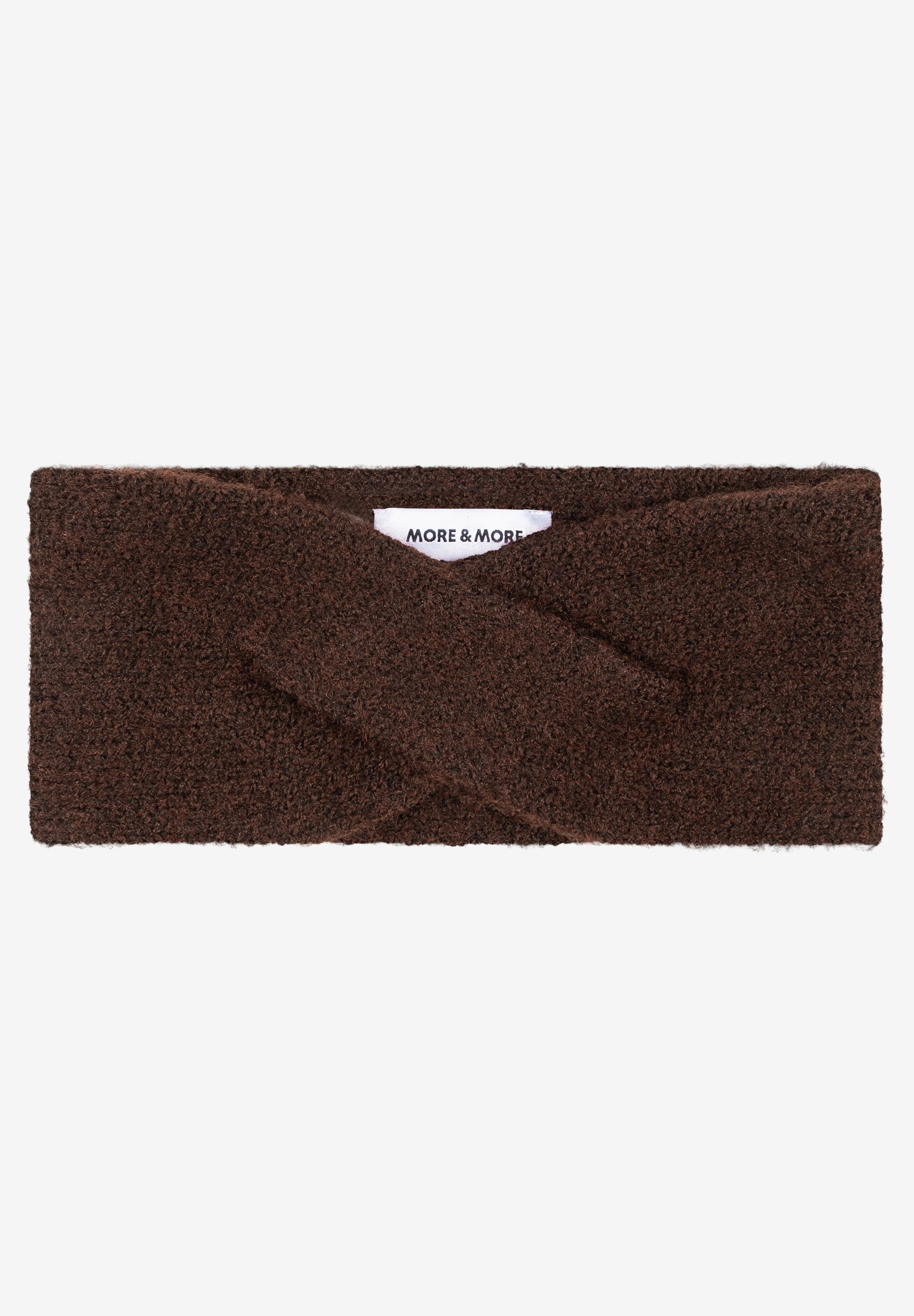 MORE & MORE Accessoires, Haarband, Braun, Melange-Optik, Twist-Detail, winterliche Modeaccessoires