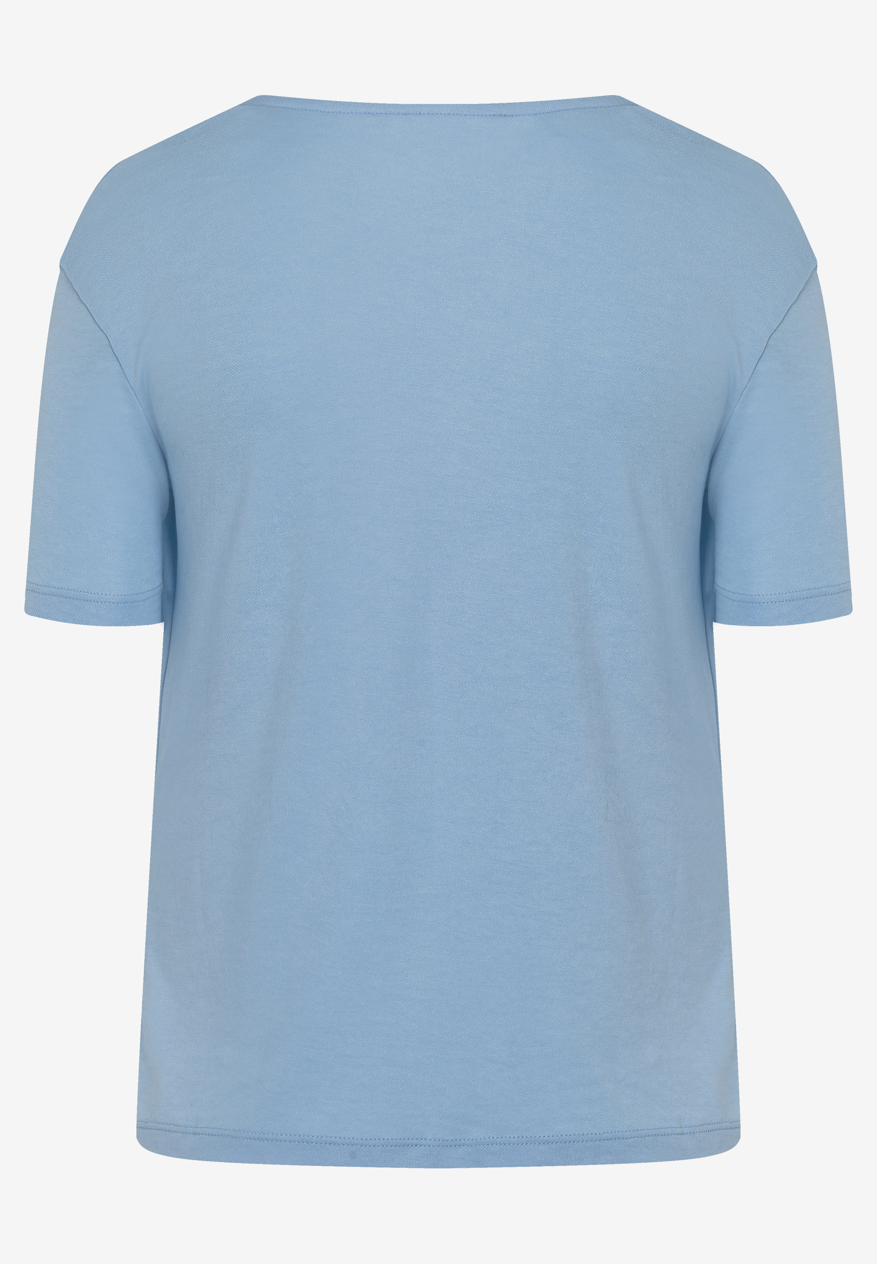 Ein hellblaues MORE & MORE T-Shirt mit kurzen Ärmeln und Jersey-Material. Ein hellblaues MORE & MORE T-Shirt mit kurzen Ärmeln und Jersey-Material.