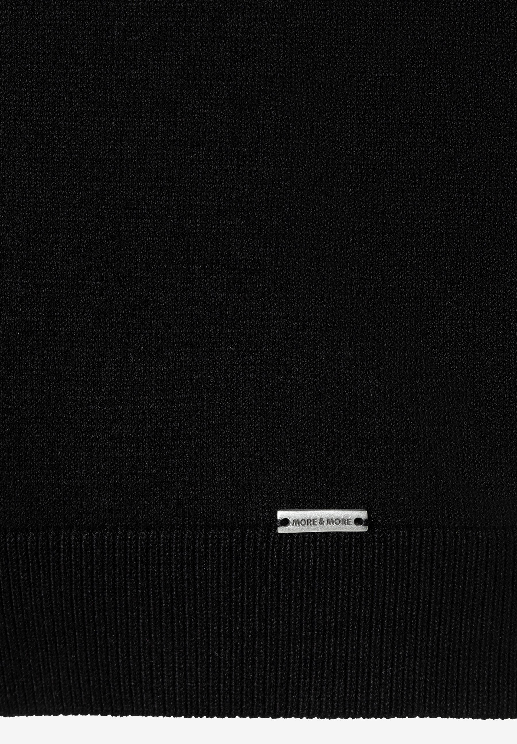 MORE & MORE Feinstrick Pullover in Schwarz. Hautfreundlicher, elastischer Feinstrick sorgt für angenehmen Tragekomfort. MORE & MORE Feinstrick Pullover in Schwarz. Hautfreundlicher, elastischer Feinstrick sorgt für angenehmen Tragekomfort.