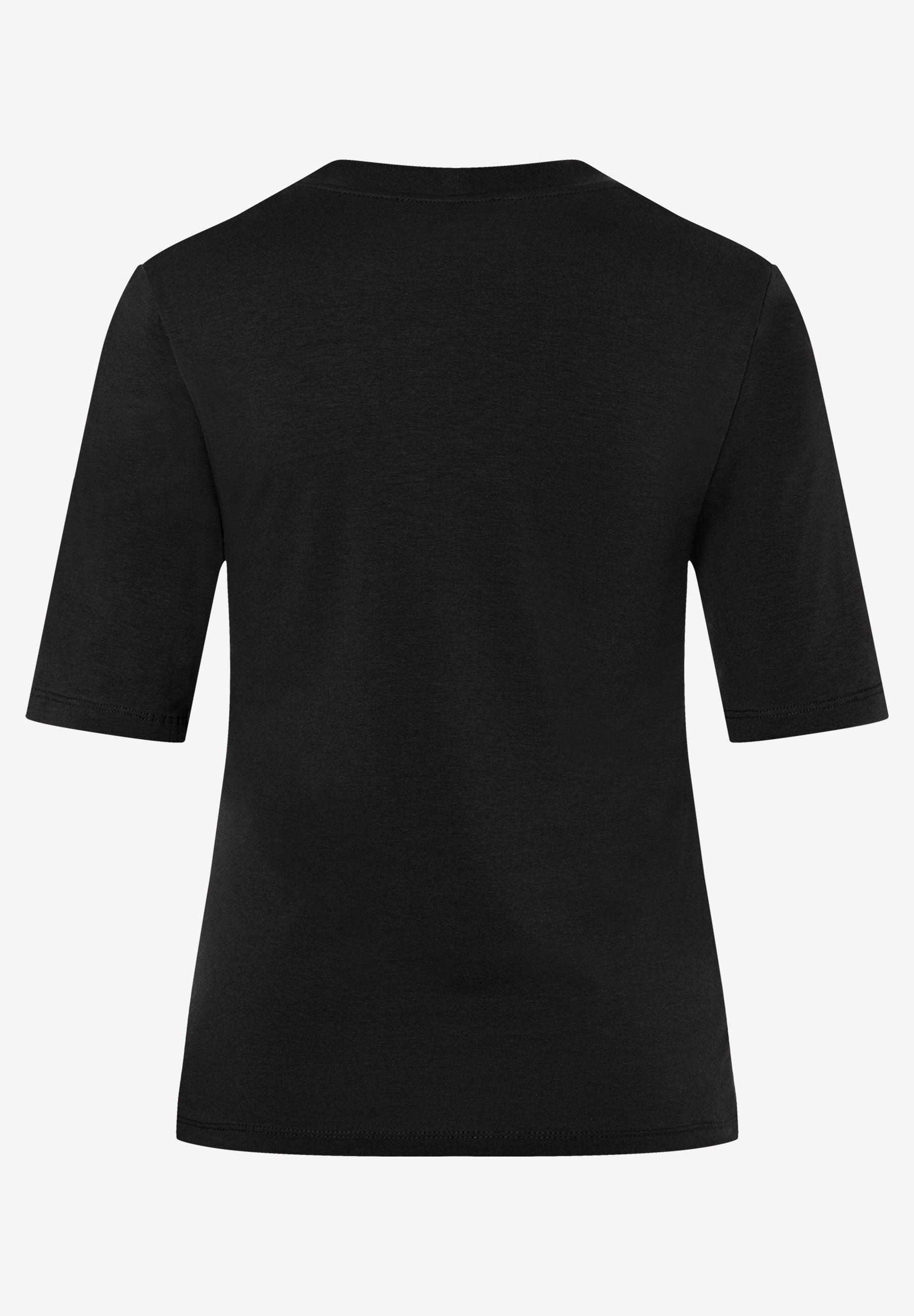 MORE & MORE schwarzes T-Shirt aus elastischem Jersey-Material f
or angenehmen Tragekomfort und hautfreundlichen Eigenschaften. MORE & MORE schwarzes T-Shirt aus elastischem Jersey-Material f
or angenehmen Tragekomfort und hautfreundlichen Eigenschaften.