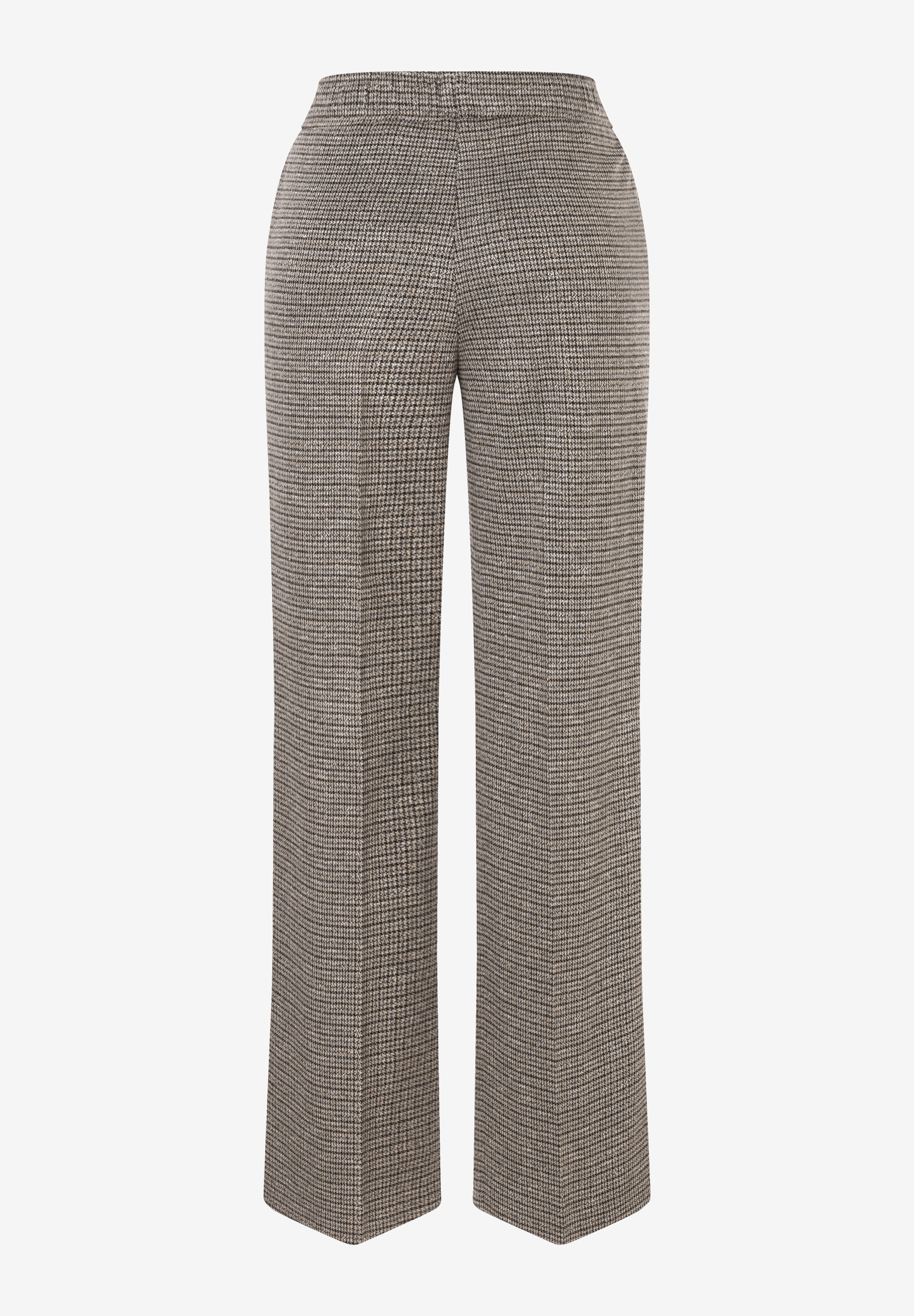 MORE & MORE Jeans im Hahnentrittmuster: Eine lässige und stilvolle Hose für Damen. MORE & MORE Jeans im Hahnentrittmuster: Eine lässige und stilvolle Hose für Damen.