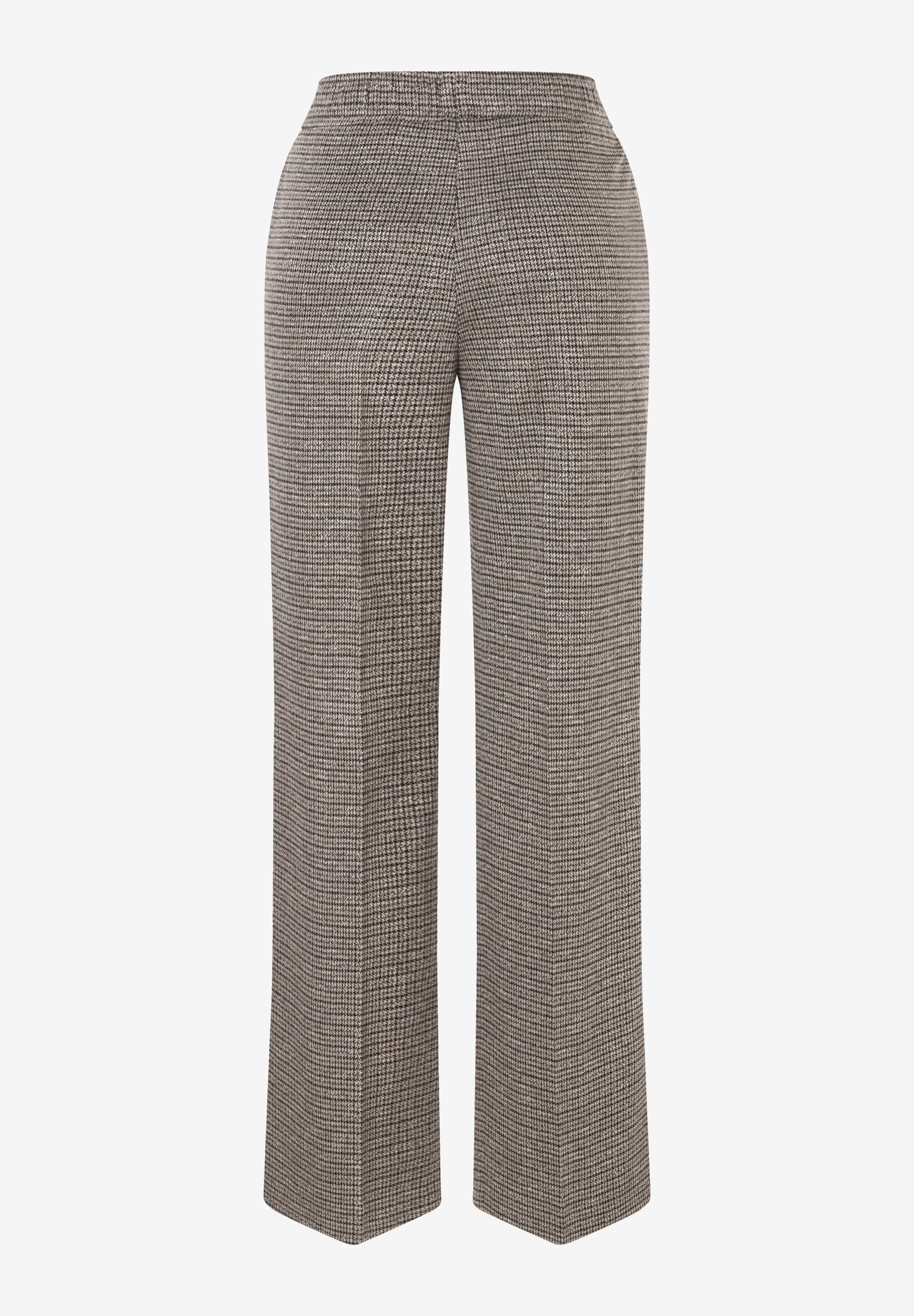 MORE & MORE Jeans im Hahnentrittmuster: Eine lässige und stilvolle Hose für Damen. MORE & MORE Jeans im Hahnentrittmuster: Eine lässige und stilvolle Hose für Damen.