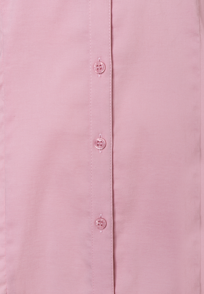 MORE & MORE Damen-Bluse aus rosafarbenem Popeline-Baumwollmischgewebe, angenehm und elastisch. MORE & MORE Damen-Bluse aus rosafarbenem Popeline-Baumwollmischgewebe, angenehm und elastisch.