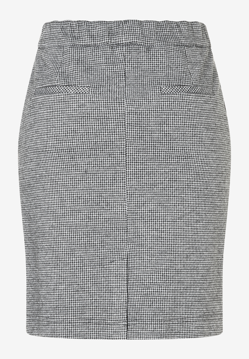 Ein MORE & MORE Rock mit Hahnentrittmuster, Jersey-Stretch für Komfort. Ein MORE & MORE Rock mit Hahnentrittmuster, Jersey-Stretch für Komfort.