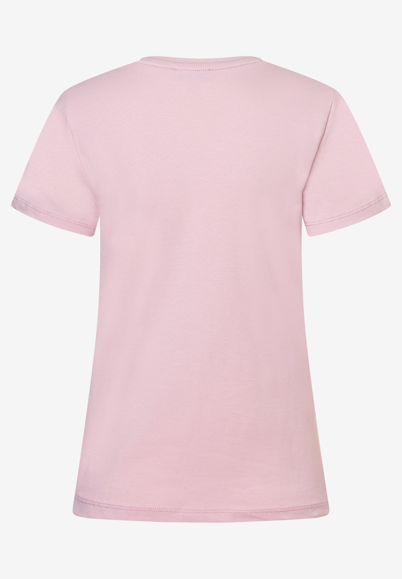 MORE & MORE T-Shirt aus Jersey in Rosé, Rückansicht. Ein vielseitiges und bequemes Oberteil. MORE & MORE T-Shirt aus Jersey in Rosé, Rückansicht. Ein vielseitiges und bequemes Oberteil.