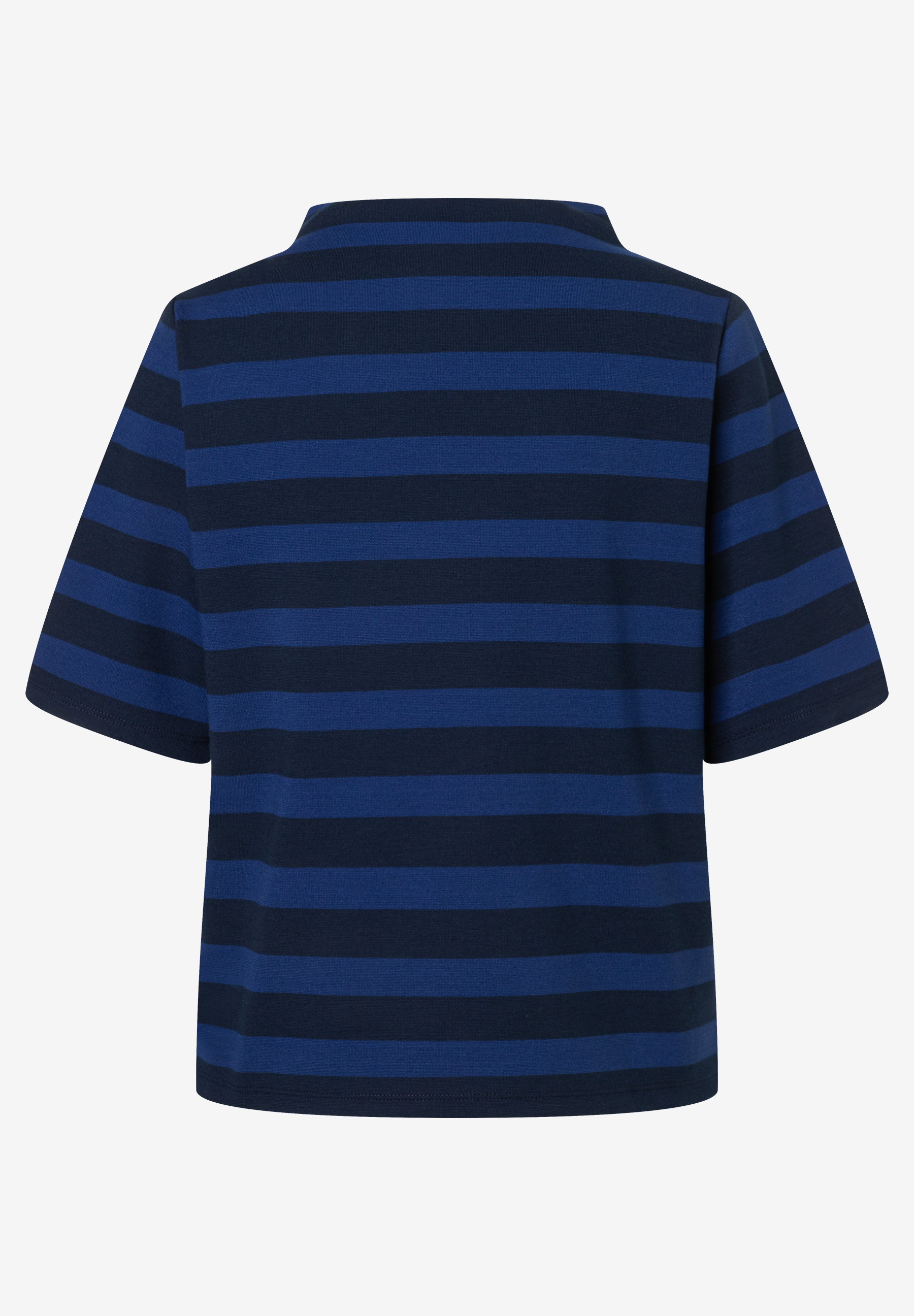 MORE & MORE gestreiftes Jersey-Oberteil in Dunkelblau und Blau, dehnbar, hautfreundlich und angenehm zu tragen. MORE & MORE gestreiftes Jersey-Oberteil in Dunkelblau und Blau, dehnbar, hautfreundlich und angenehm zu tragen.