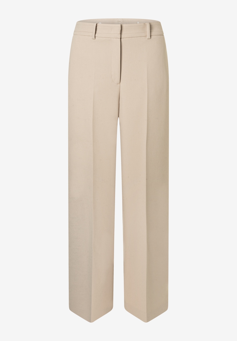 MORE & MORE Webware Jeans in Beige. Die weite Hose hat einen geraden Schnitt und ist elegant. MORE & MORE Webware Jeans in Beige. Die weite Hose hat einen geraden Schnitt und ist elegant.