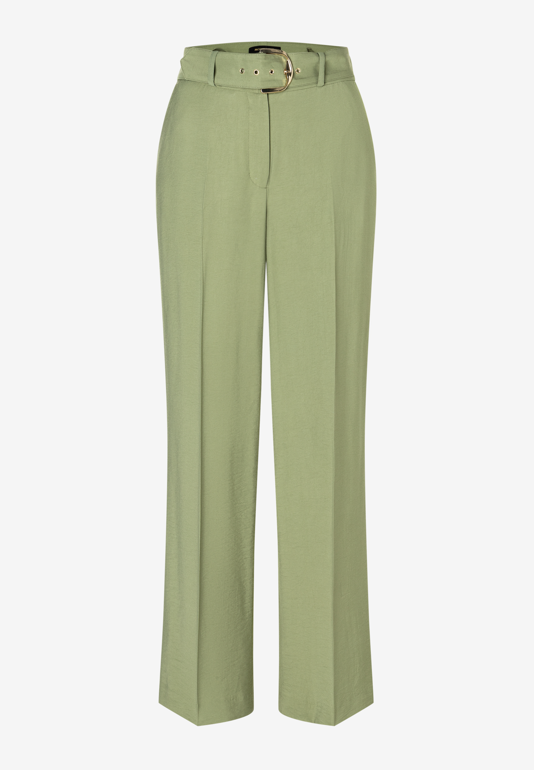 Eine grüne Hose von MORE & MORE mit Gürtel und angenehmen Tragekomfort. Eine grüne Hose von MORE & MORE mit Gürtel und angenehmen Tragekomfort.