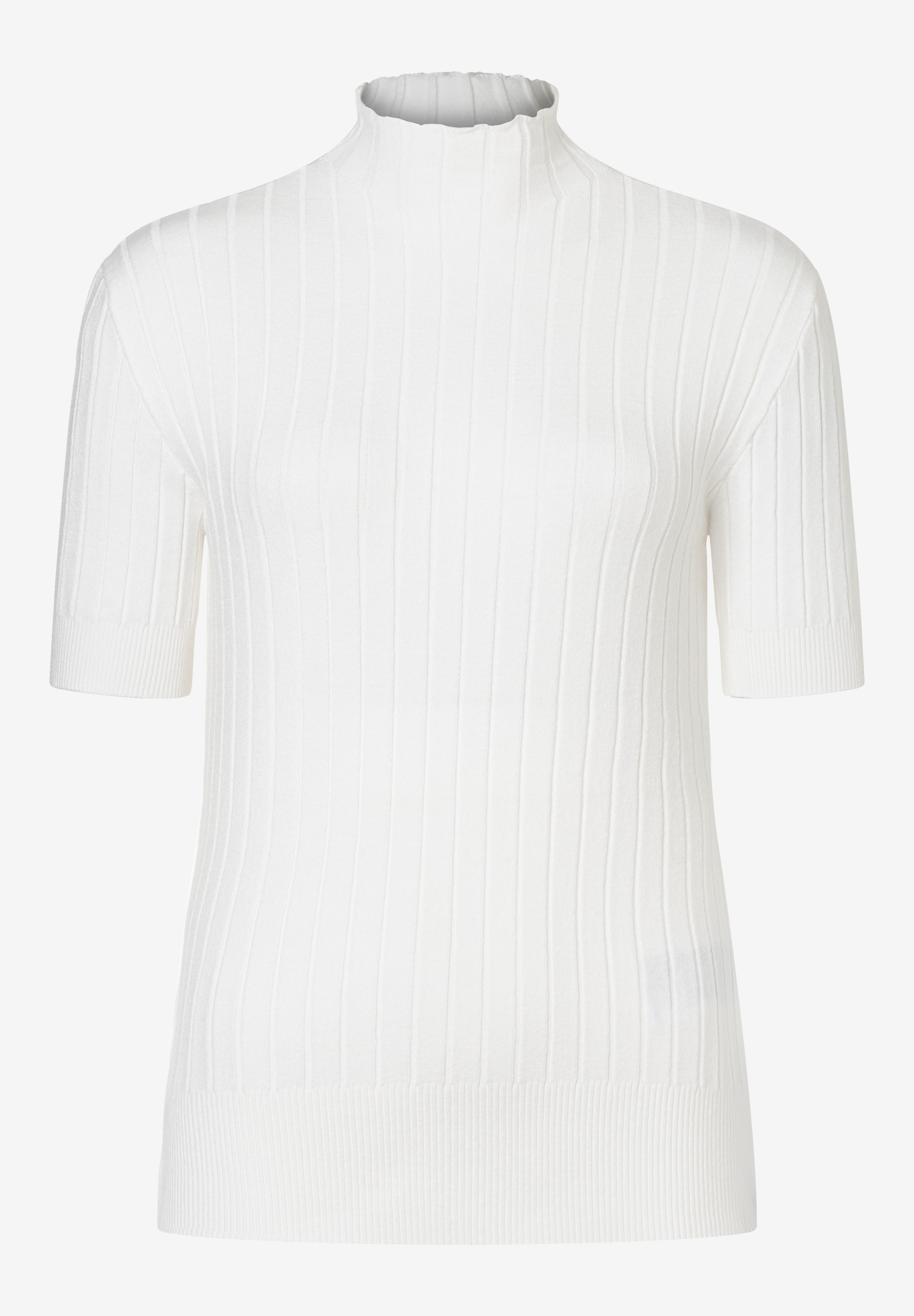 Feinstrick-Pullover, Rippe