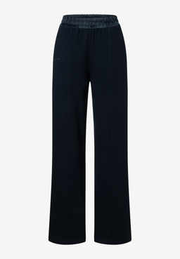MORE & MORE schwarze Jeans mit Bundfalten und Gummizug
