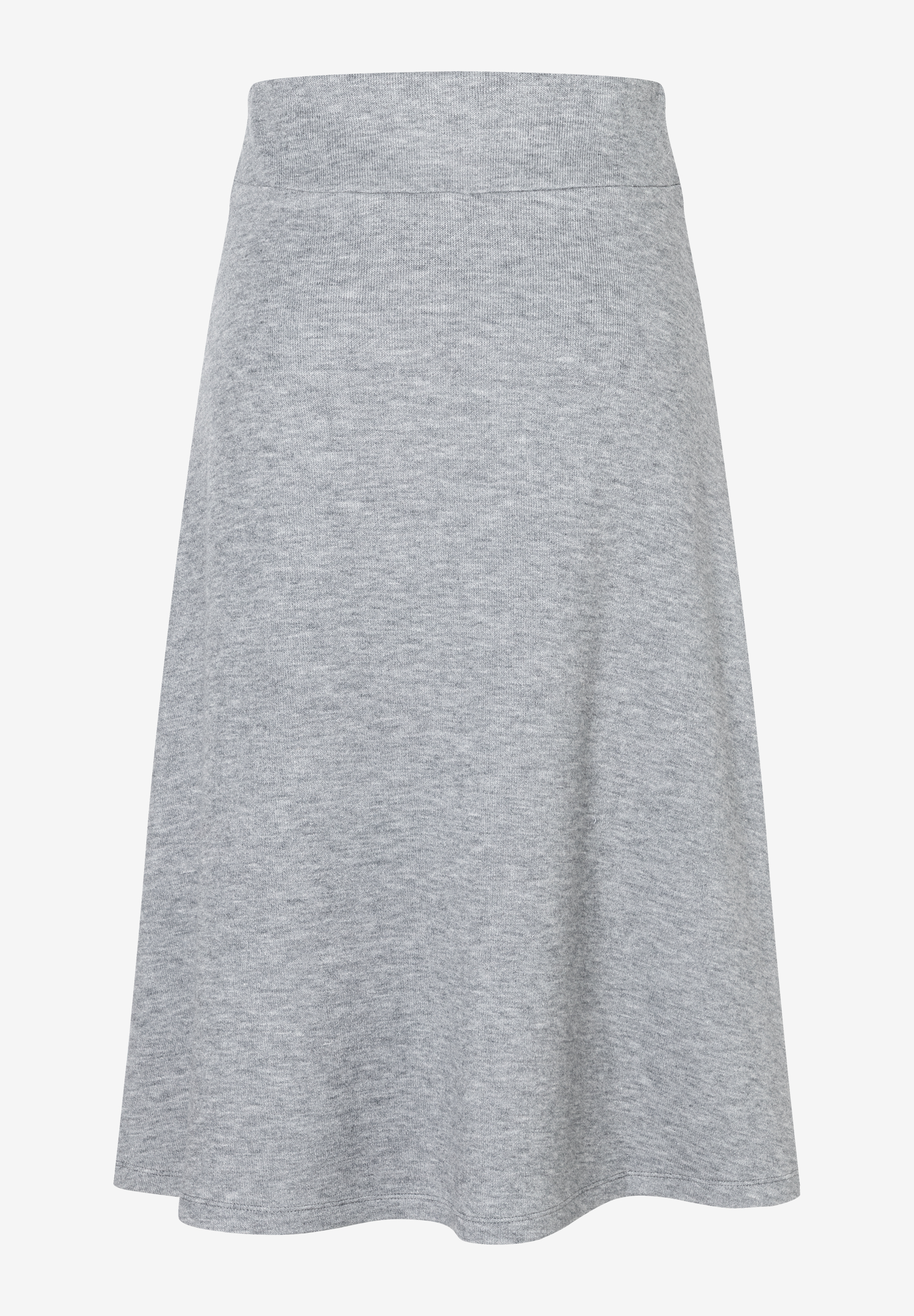 Ein grauer MORE & MORE Jersey-Rock mit angenehmem Tragekomfort. Ein grauer MORE & MORE Jersey-Rock mit angenehmem Tragekomfort.