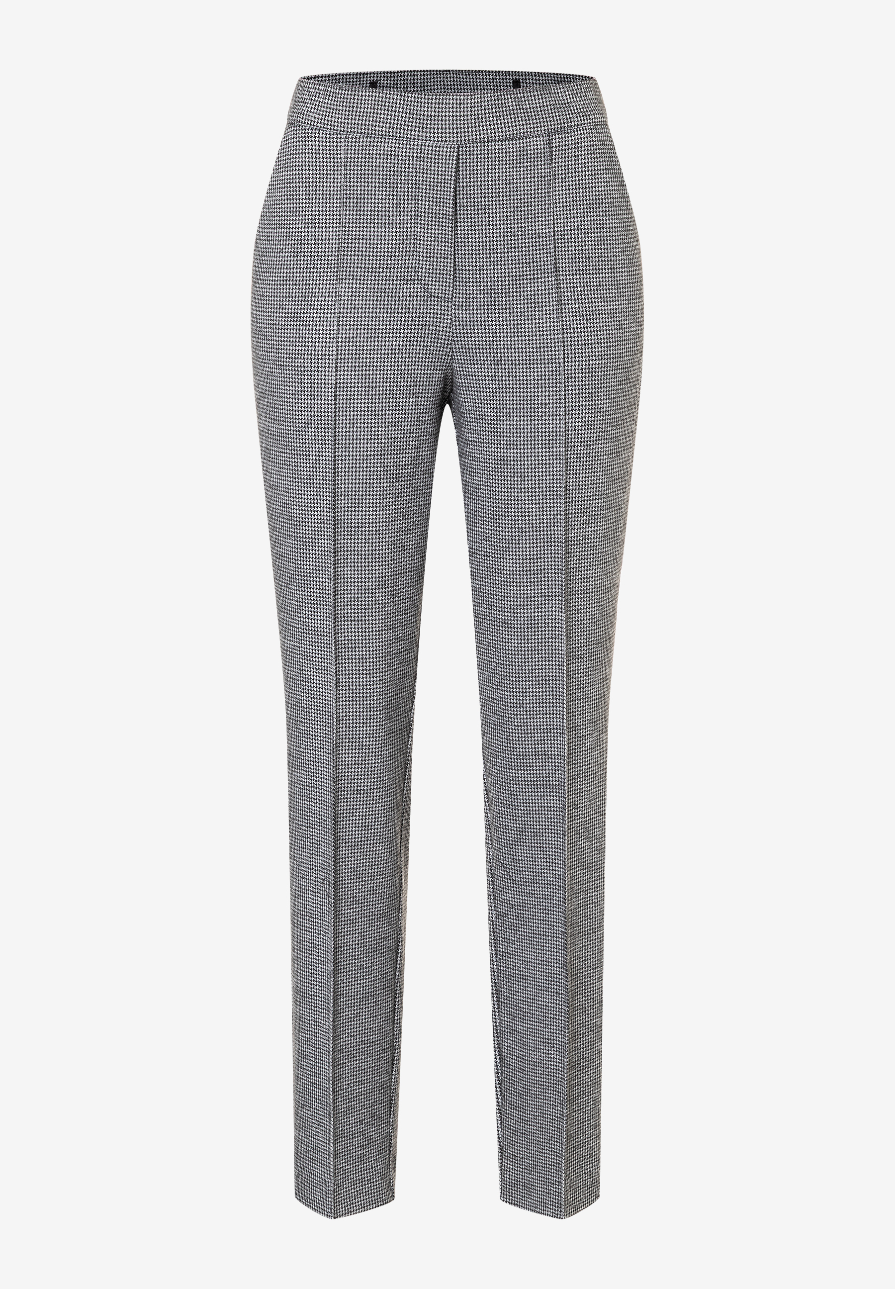 Eine MORE & MORE Hose/Jeans mit Hahnentrittmuster, Jersey-Material für angenehmen Tragekomfort, Elastizität und einen soften Griff. Eine MORE & MORE Hose/Jeans mit Hahnentrittmuster, Jersey-Material für angenehmen Tragekomfort, Elastizität und einen soften Griff.