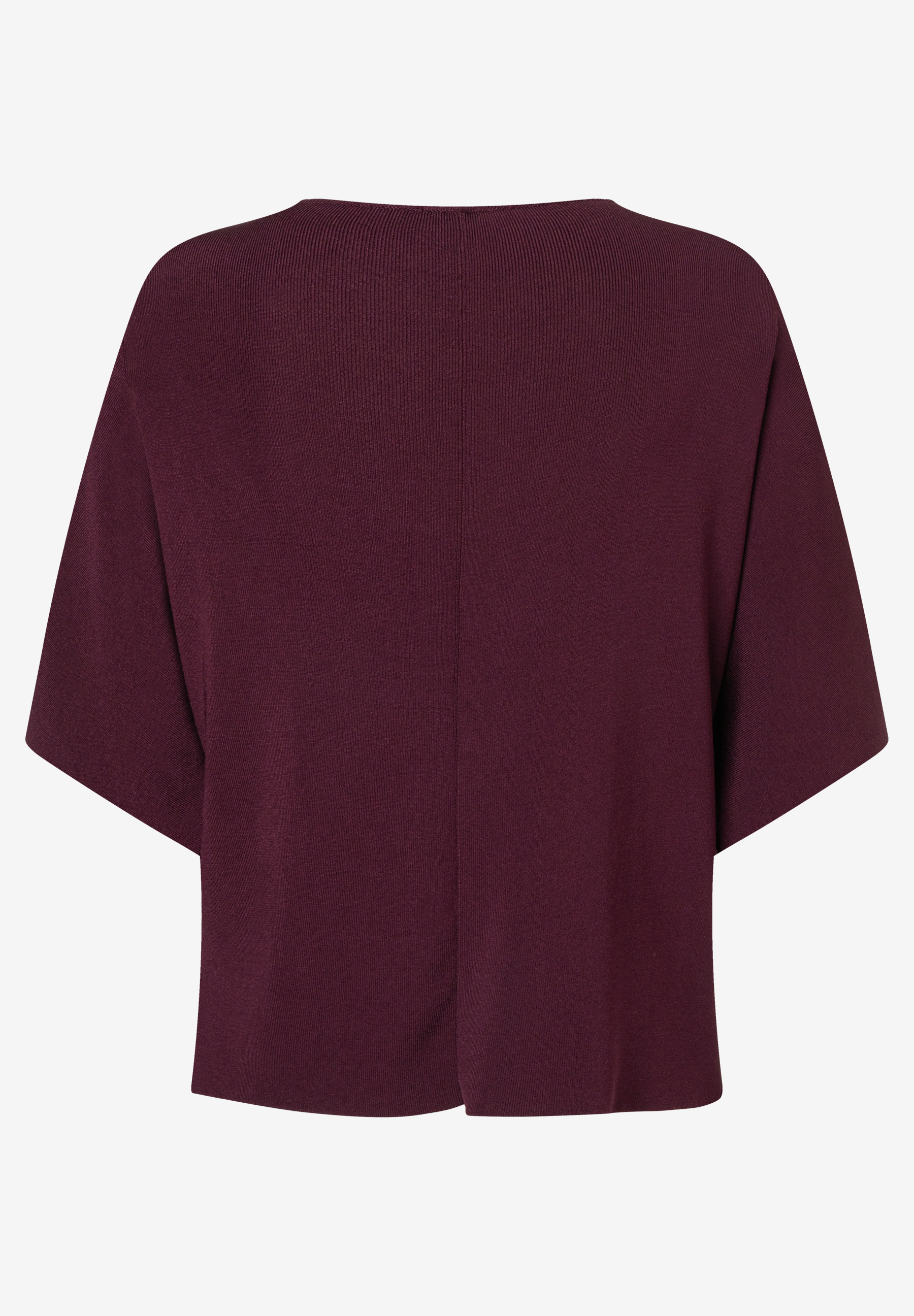 MORE & MORE Feinstrick-Pullover aus Viskosemischung in Bordeaux. Angenehm kühlender Tragekomfort. MORE & MORE Feinstrick-Pullover aus Viskosemischung in Bordeaux. Angenehm kühlender Tragekomfort.
