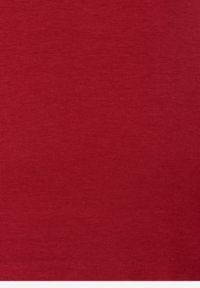 MORE & MORE T-Shirt aus rotem, elastischem Jersey-Stoff für angenehmen Tragekomfort und hautfreundliche Qualität. MORE & MORE T-Shirt aus rotem, elastischem Jersey-Stoff für angenehmen Tragekomfort und hautfreundliche Qualität.