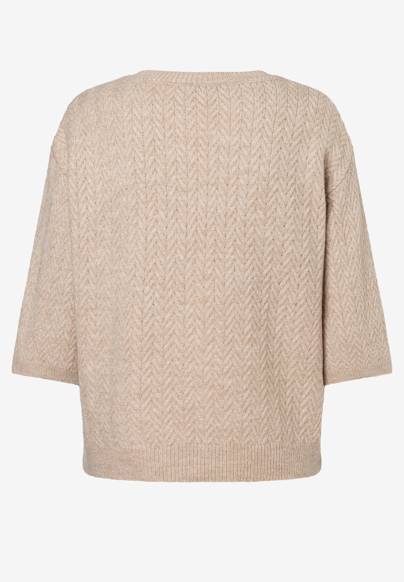 MORE & MORE Zopfstrickpullover in Beige. Dieser angenehme Pullover ist wärmend und elastisch mit weichem Griff. MORE & MORE Zopfstrickpullover in Beige. Dieser angenehme Pullover ist wärmend und elastisch mit weichem Griff.