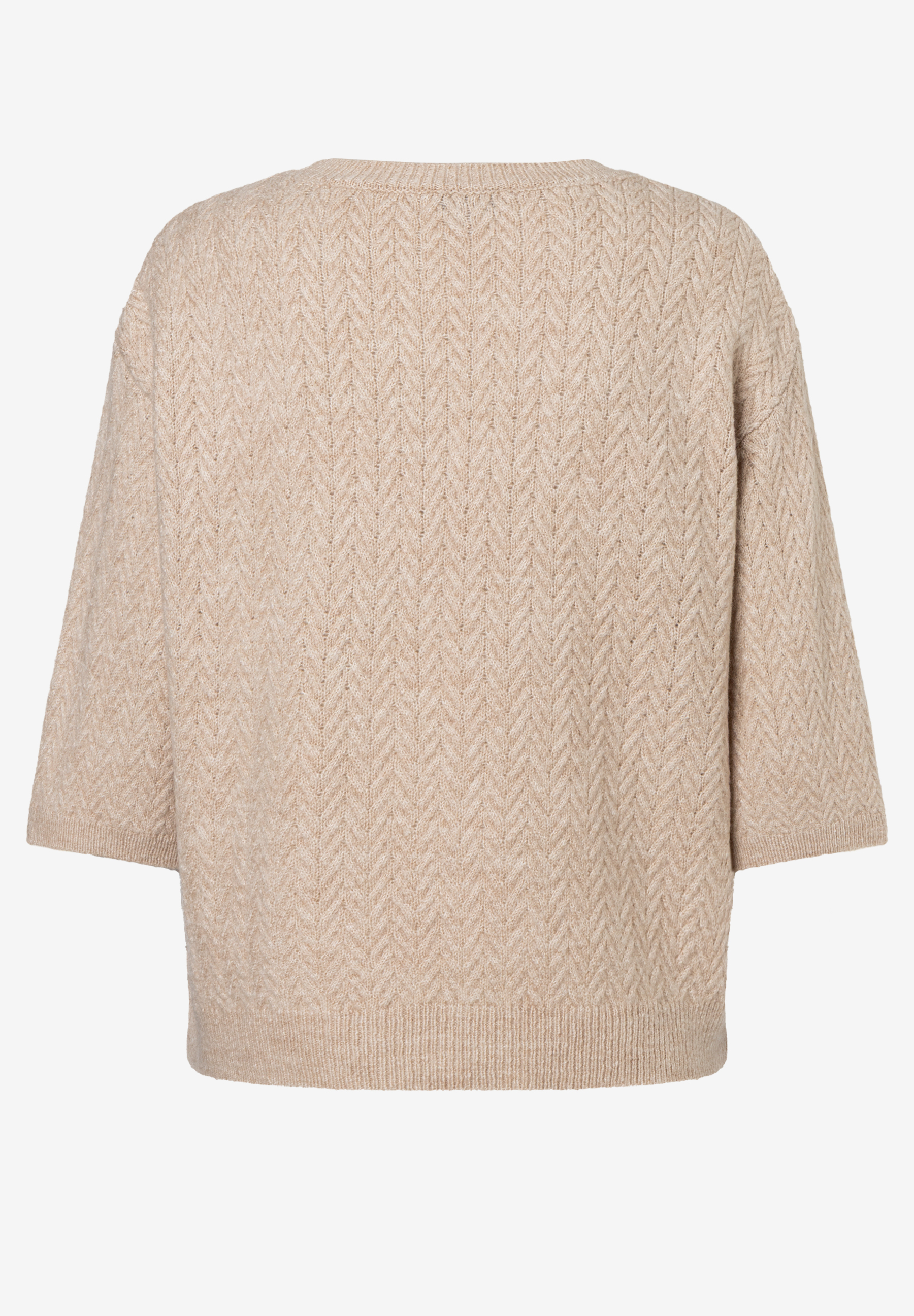 MORE & MORE Zopfstrickpullover in Beige. Dieser angenehme Pullover ist wärmend und elastisch mit weichem Griff. MORE & MORE Zopfstrickpullover in Beige. Dieser angenehme Pullover ist wärmend und elastisch mit weichem Griff.