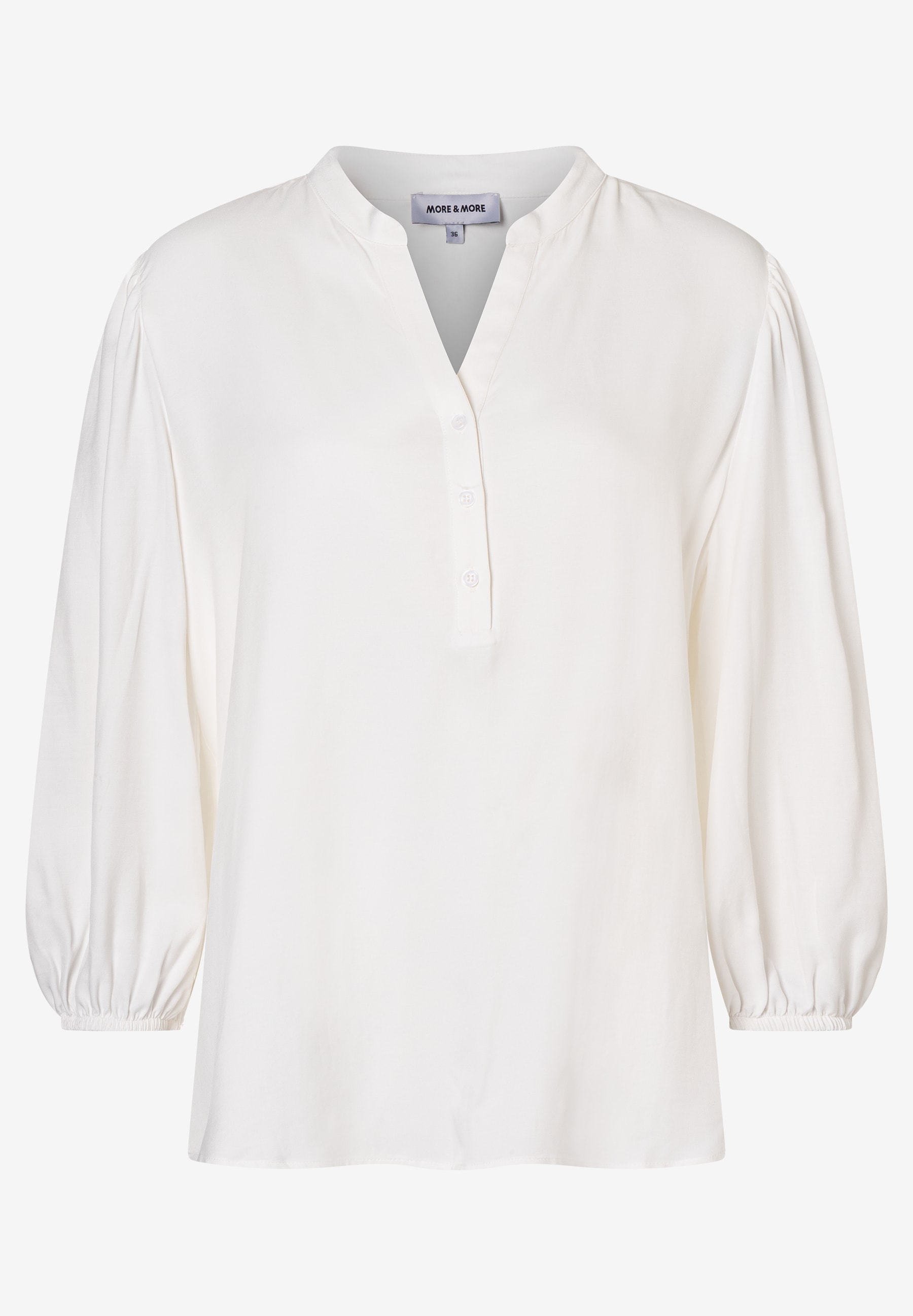 Viskosebluse mit 3/4 Arm