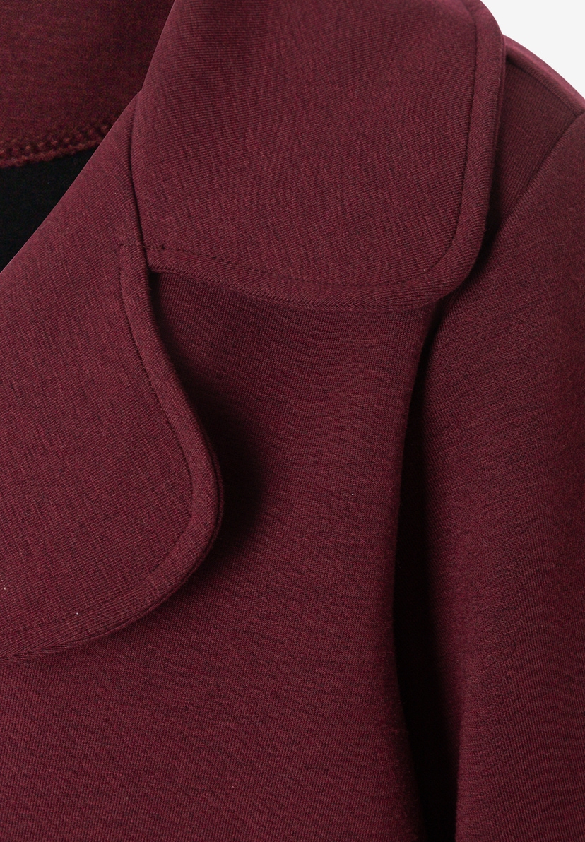MORE & MORE Damenshirt aus bordeauxrotem Doubleface-Jersey mit weichem Griff. Der Kragen ist abgerundet. MORE & MORE Damenshirt aus bordeauxrotem Doubleface-Jersey mit weichem Griff. Der Kragen ist abgerundet.