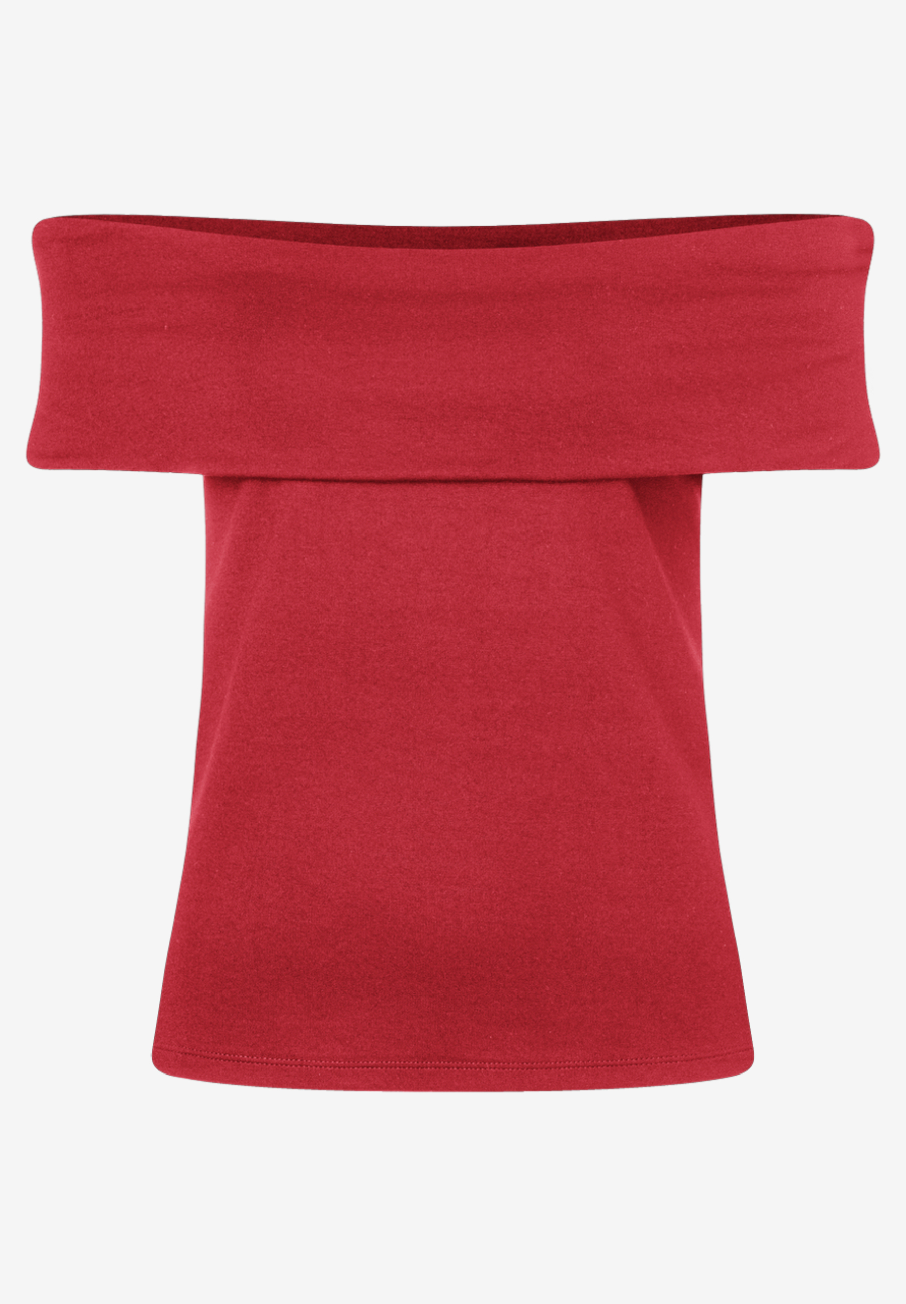 MORE & MORE T-Shirt, rot, schulterfrei, aus elastischem Jersey für angenehmen Tragekomfort und hautfreundlichen Sitz MORE & MORE T-Shirt, rot, schulterfrei, aus elastischem Jersey für angenehmen Tragekomfort und hautfreundlichen Sitz