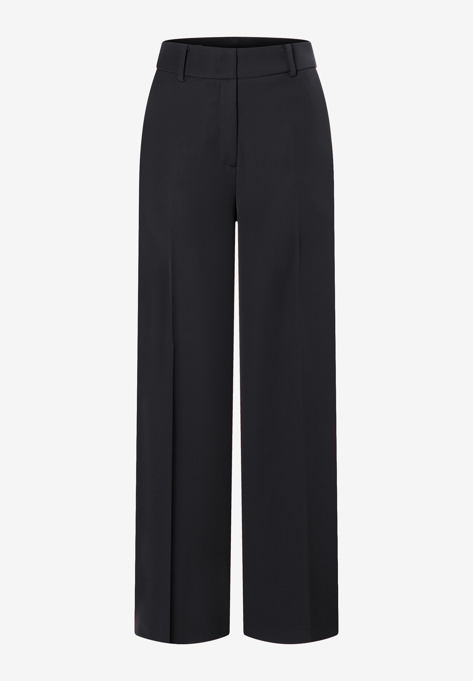 MORE & MORE schwarze Business-Hose mit weitem Bein